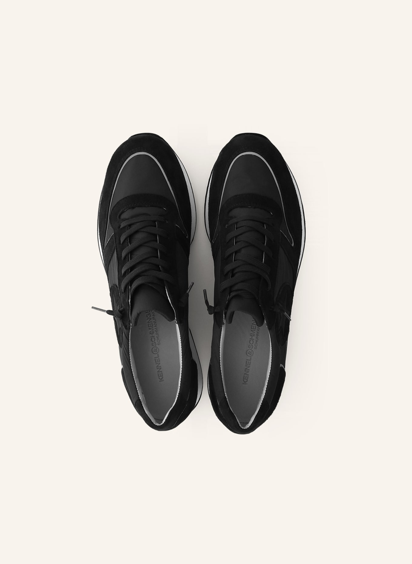 KENNEL & SCHMENGER Sneaker TRAINER: SCHWARZ