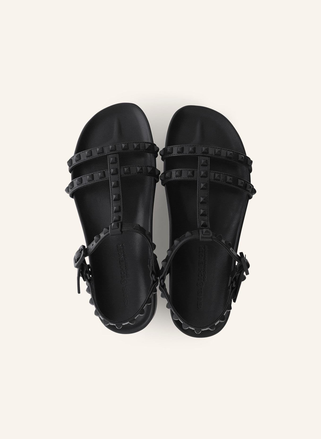 KENNEL & SCHMENGER Sandale LOVE: SCHWARZ