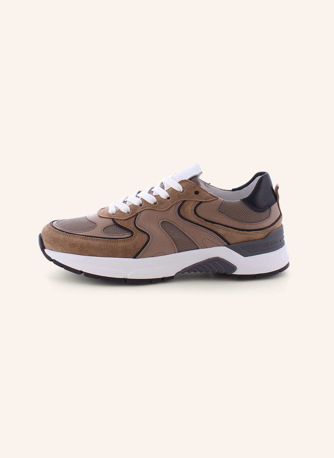 KENNEL & SCHMENGER Sneaker KROKO: BRAUN