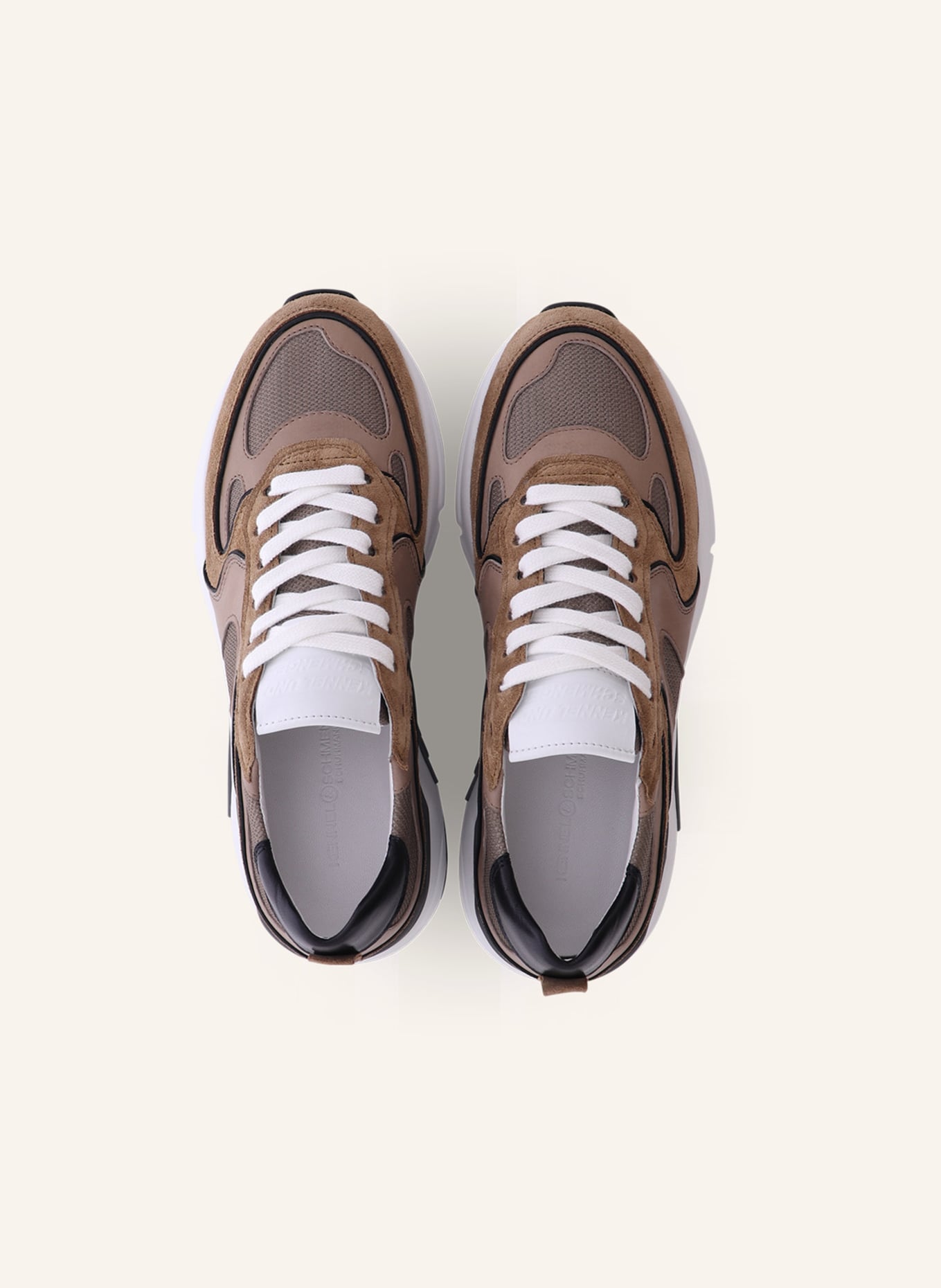 KENNEL & SCHMENGER Sneaker KROKO: BRAUN