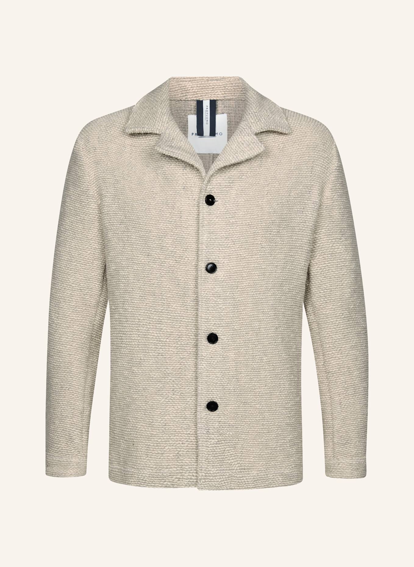 PROFUOMO Herren Overshirt: WEISS