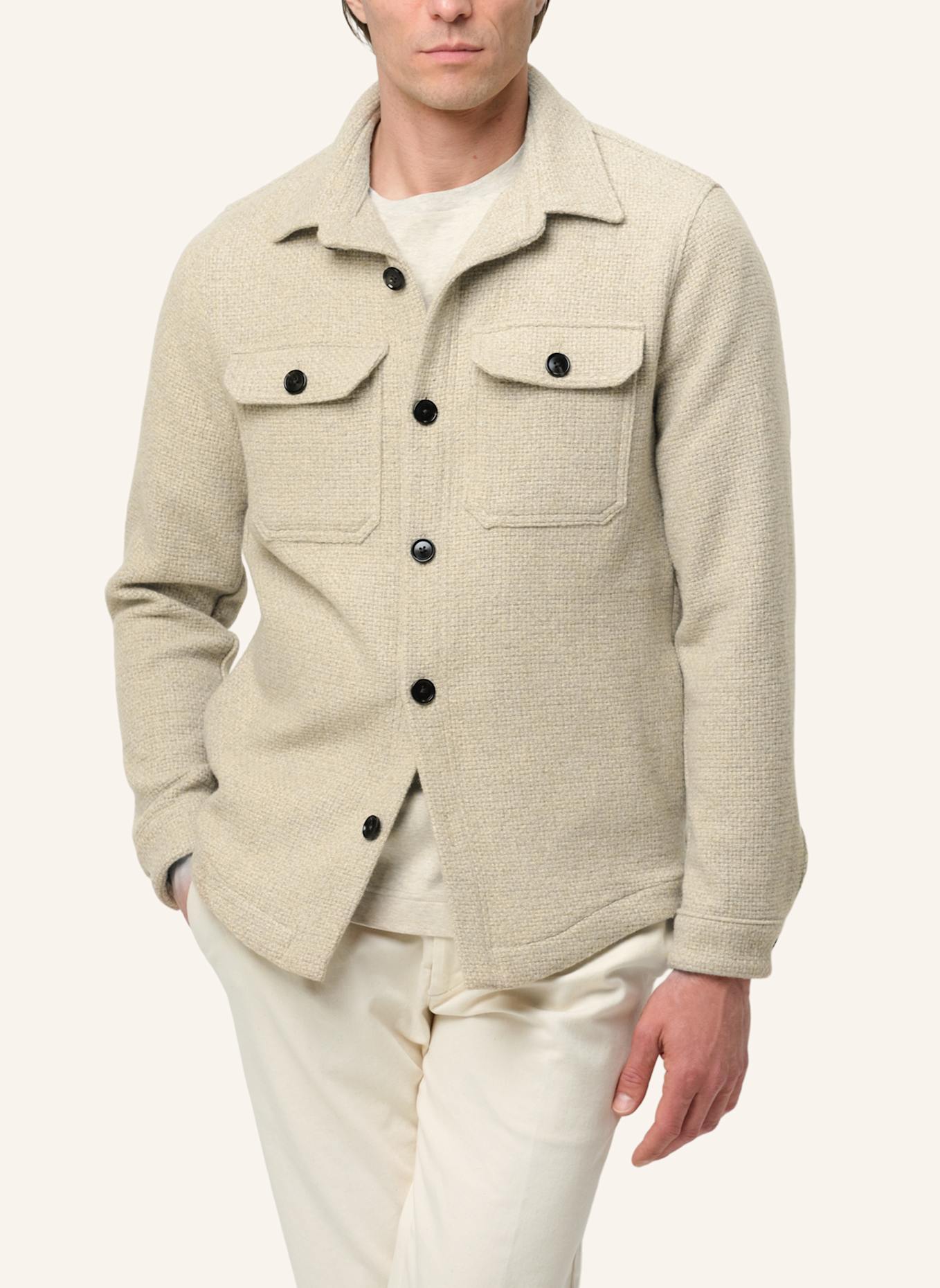 PROFUOMO Herren Overshirt: HELLBRAUN