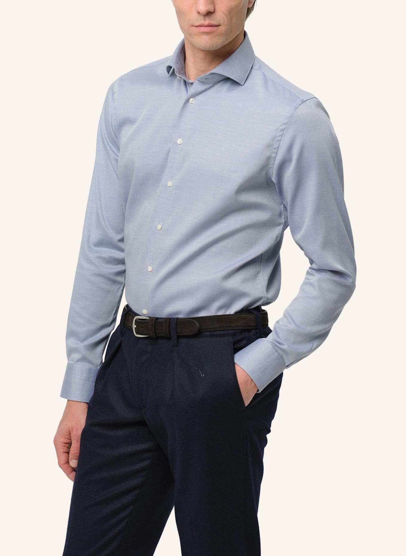 PROFUOMO Hemd Slim Fit: BLAU/ BLAUGRAU/ DUNKELBLAU