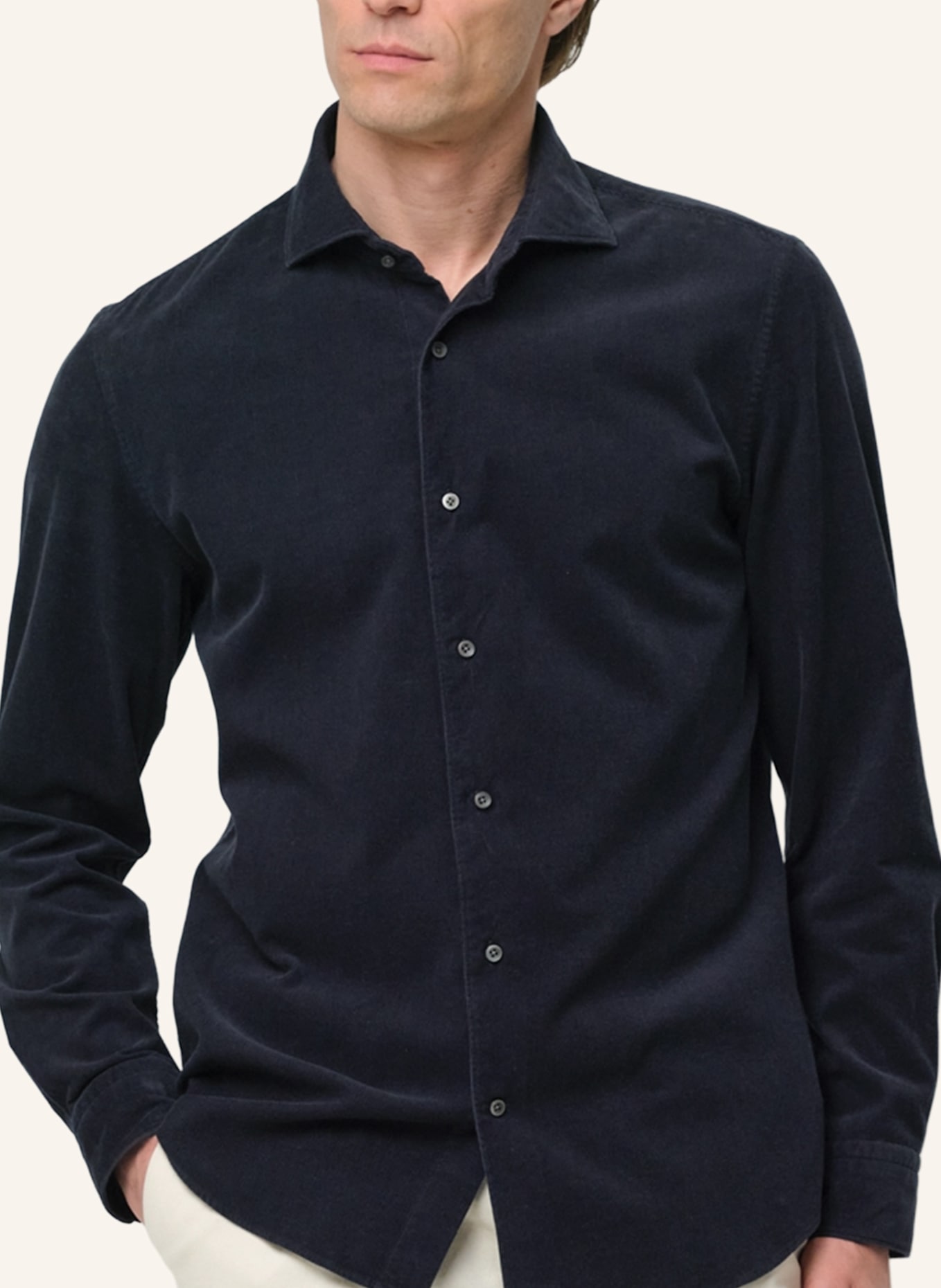 PROFUOMO Herren Hemd: BLAU