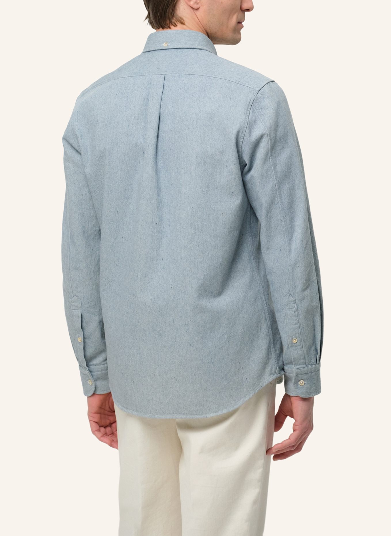 PROFUOMO Herren Hemd: BLAU