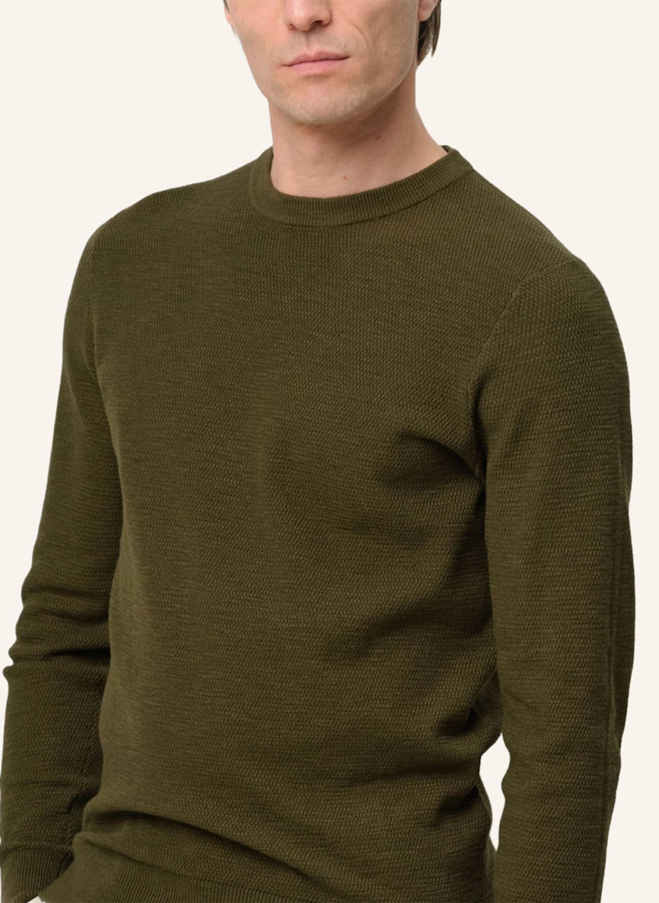 PROFUOMO Herren Pullover: DUNKELGRÜN