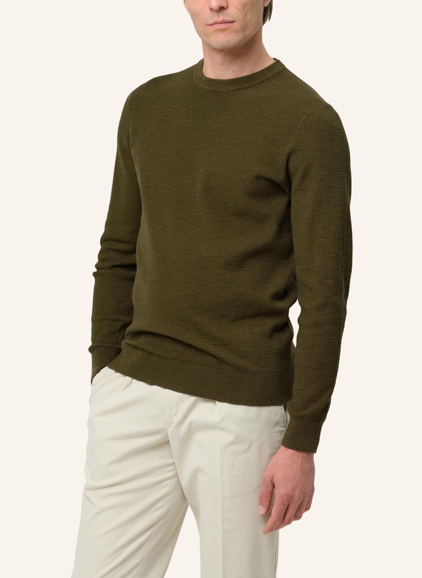 PROFUOMO Herren Pullover: DUNKELGRÜN