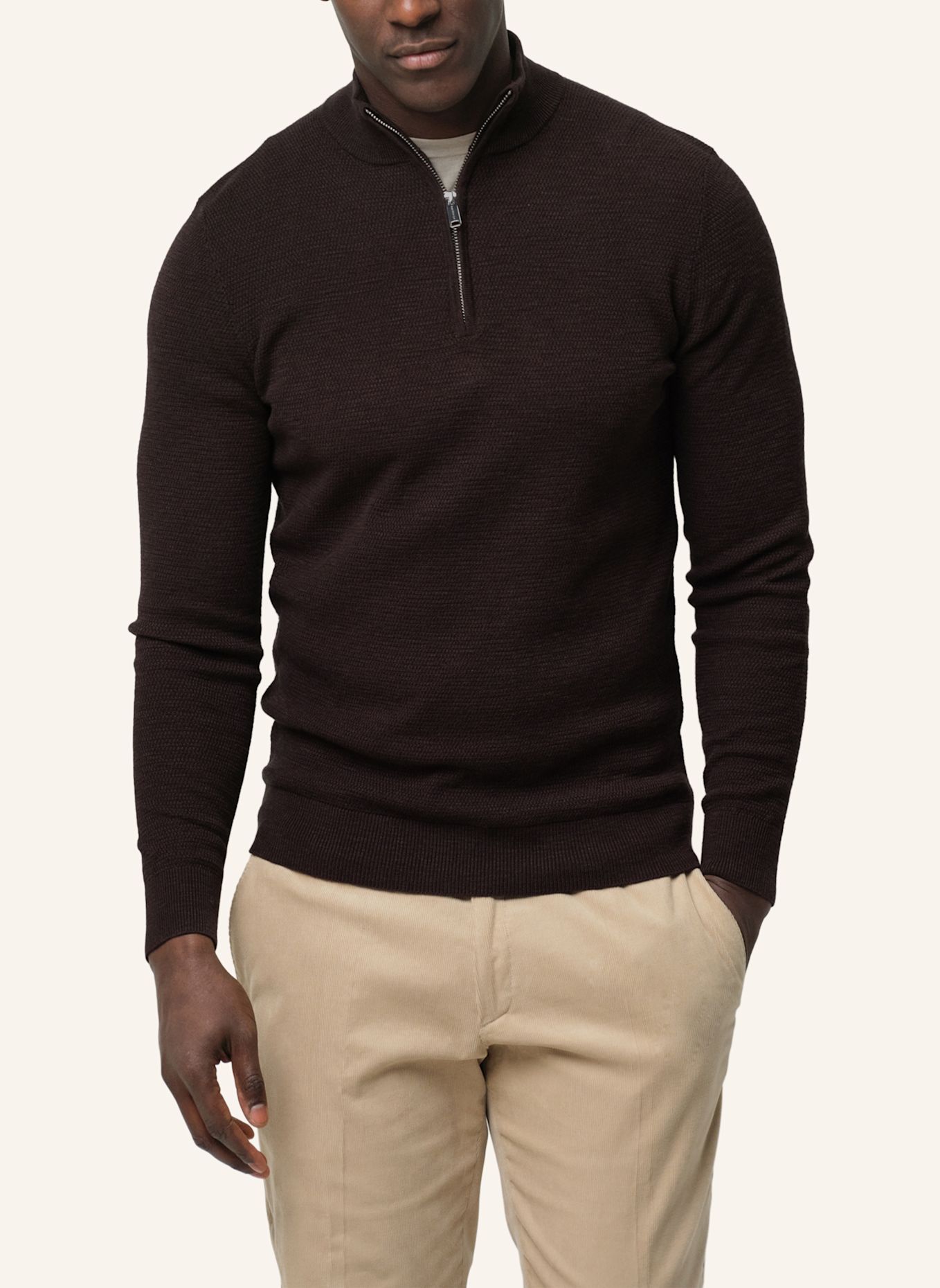 PROFUOMO Herren Troyer: DUNKELBRAUN