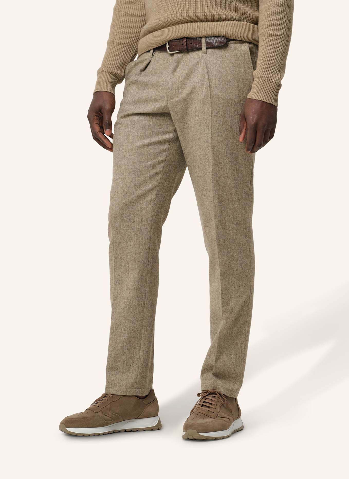 PROFUOMO Chino hose: DUNKELBRAUN
