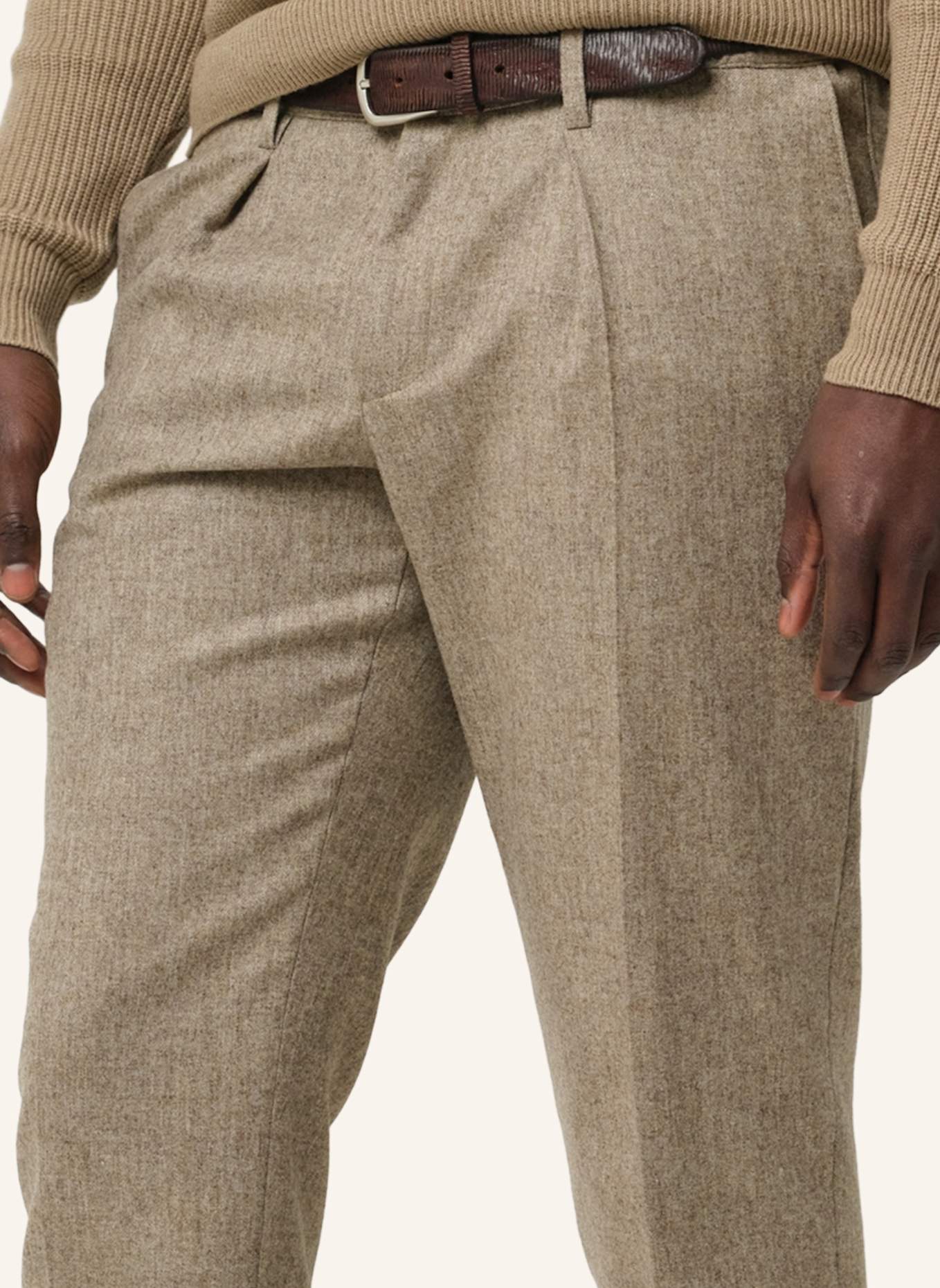 PROFUOMO Chino hose: DUNKELBRAUN