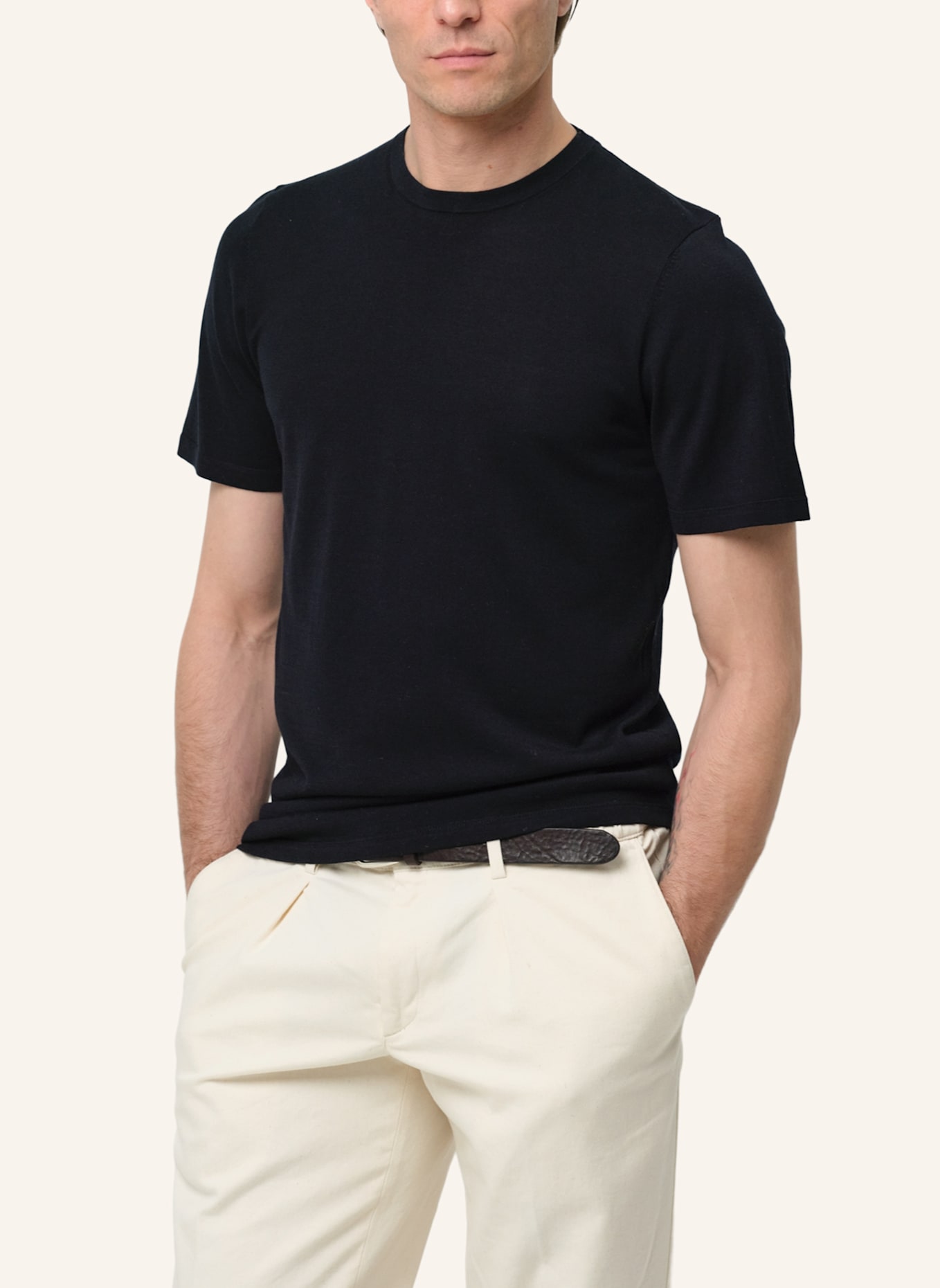 PROFUOMO T-Shirt kurzarm: BLAU