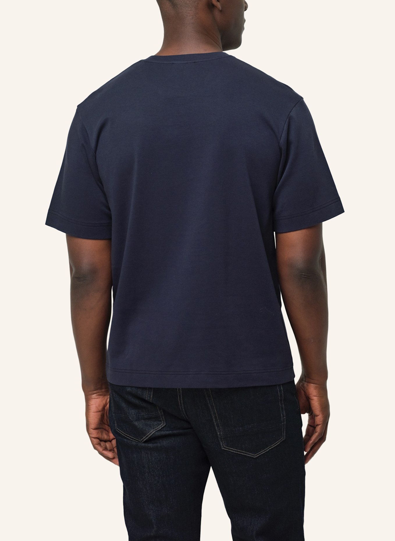 PROFUOMO T-Shirt kurzarm: BLAU