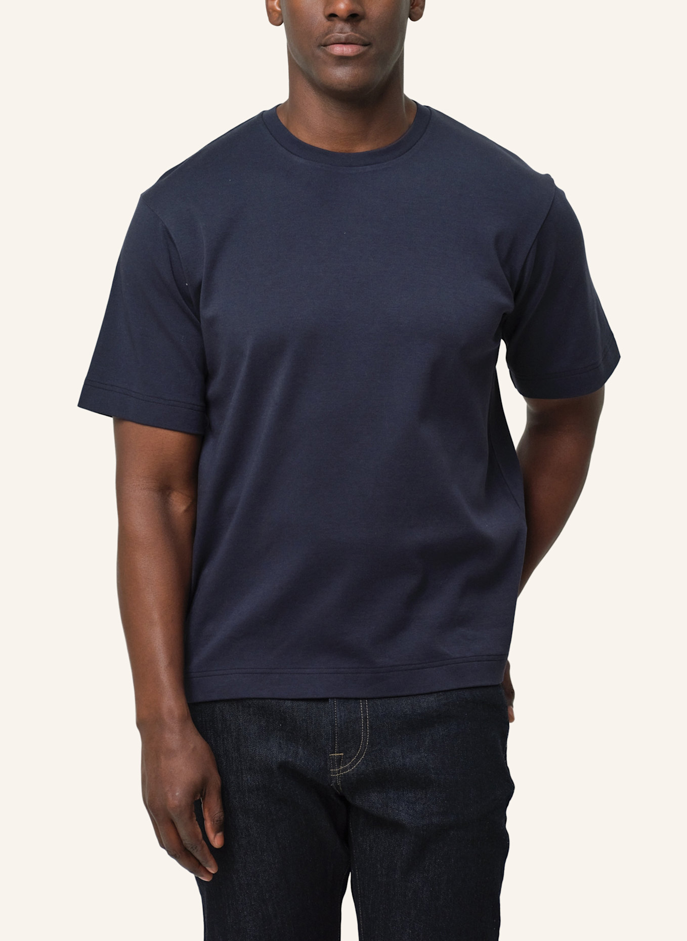 PROFUOMO T-Shirt kurzarm: BLAU