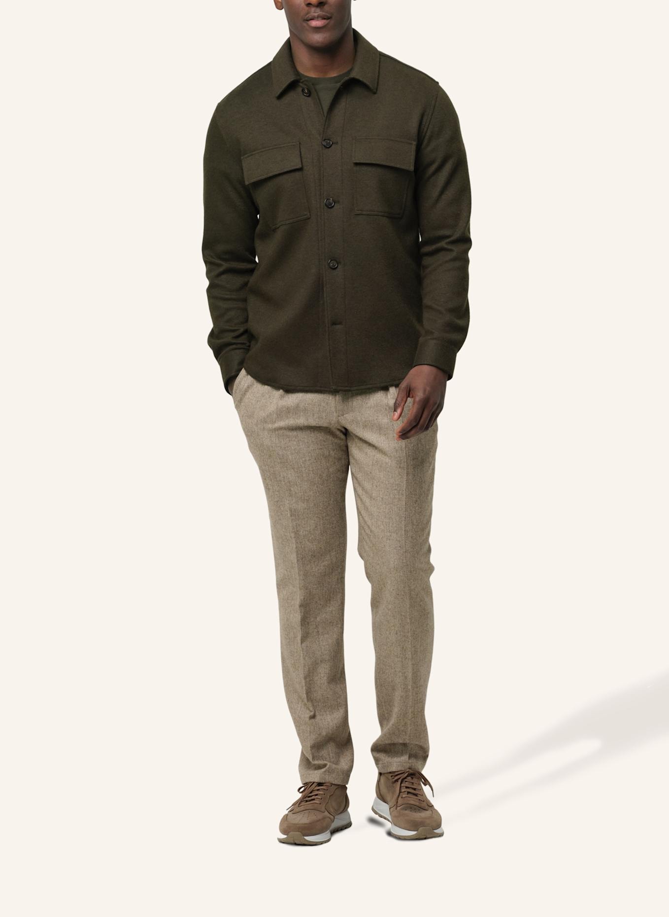 PROFUOMO Herren Overshirt: DUNKELGRÜN