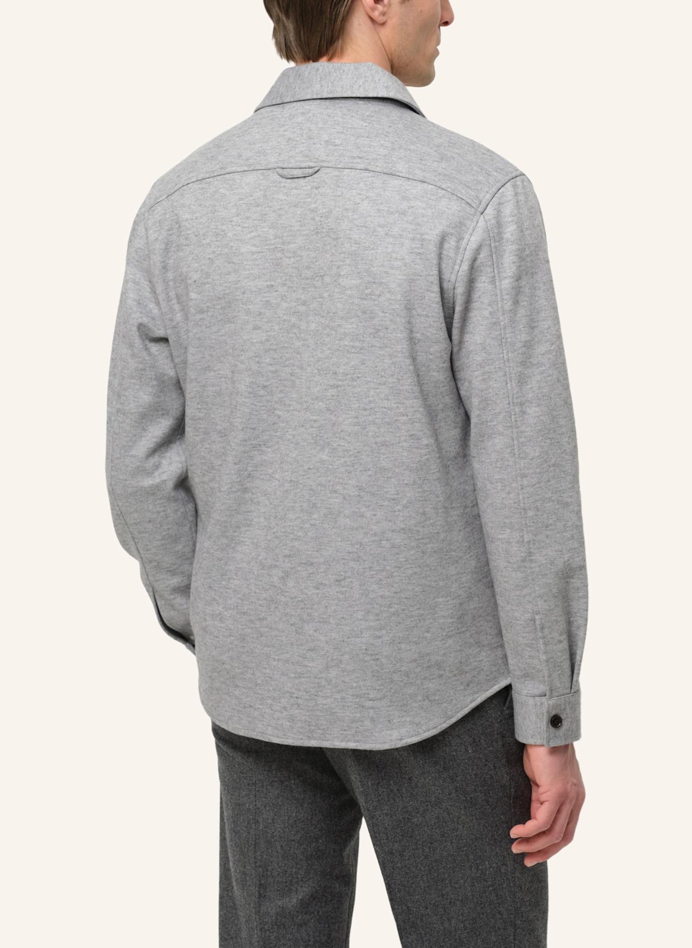 PROFUOMO Herren Overshirt: HELLGRAU