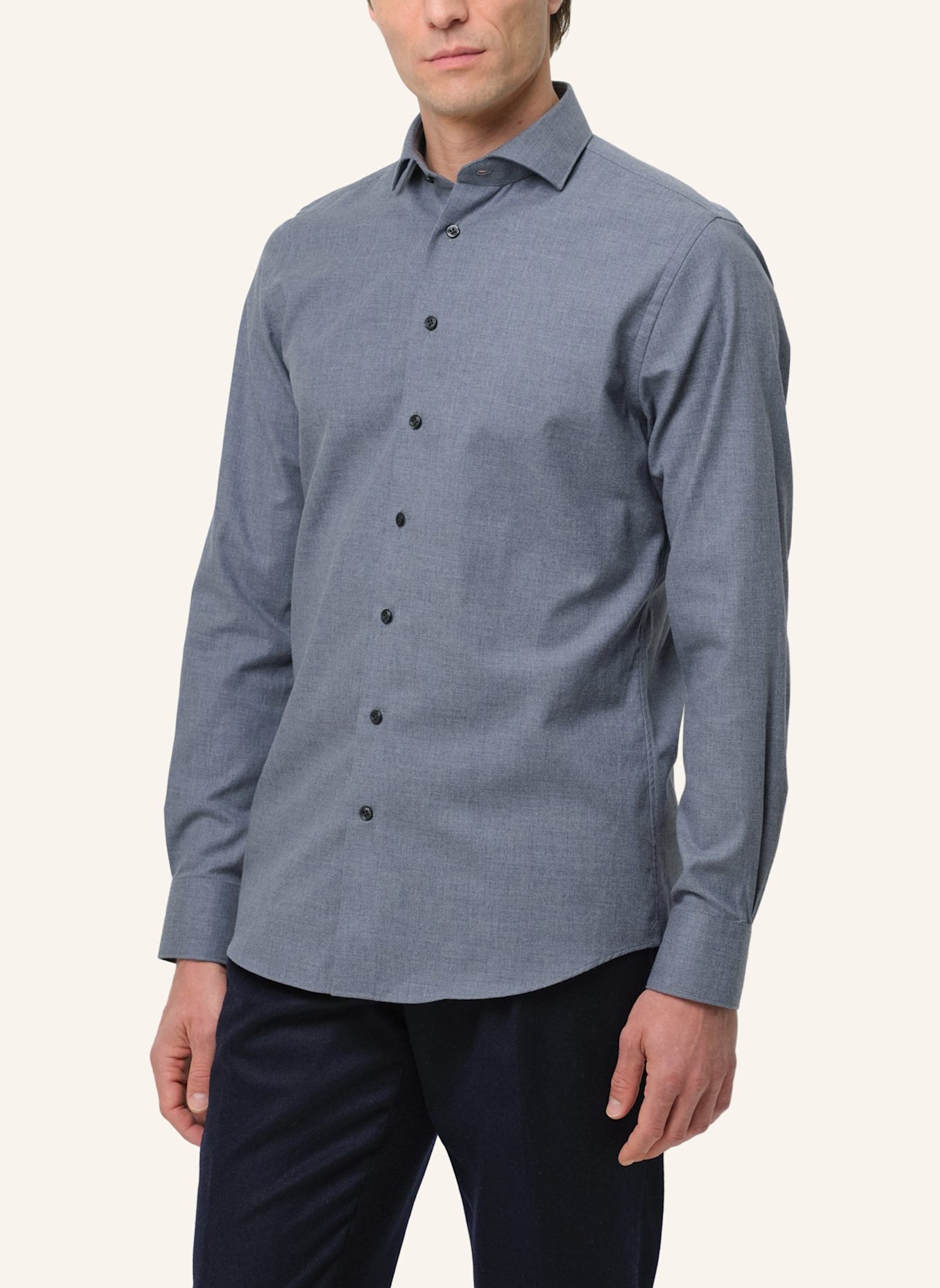 PROFUOMO Slim fit Hemd: BLAU