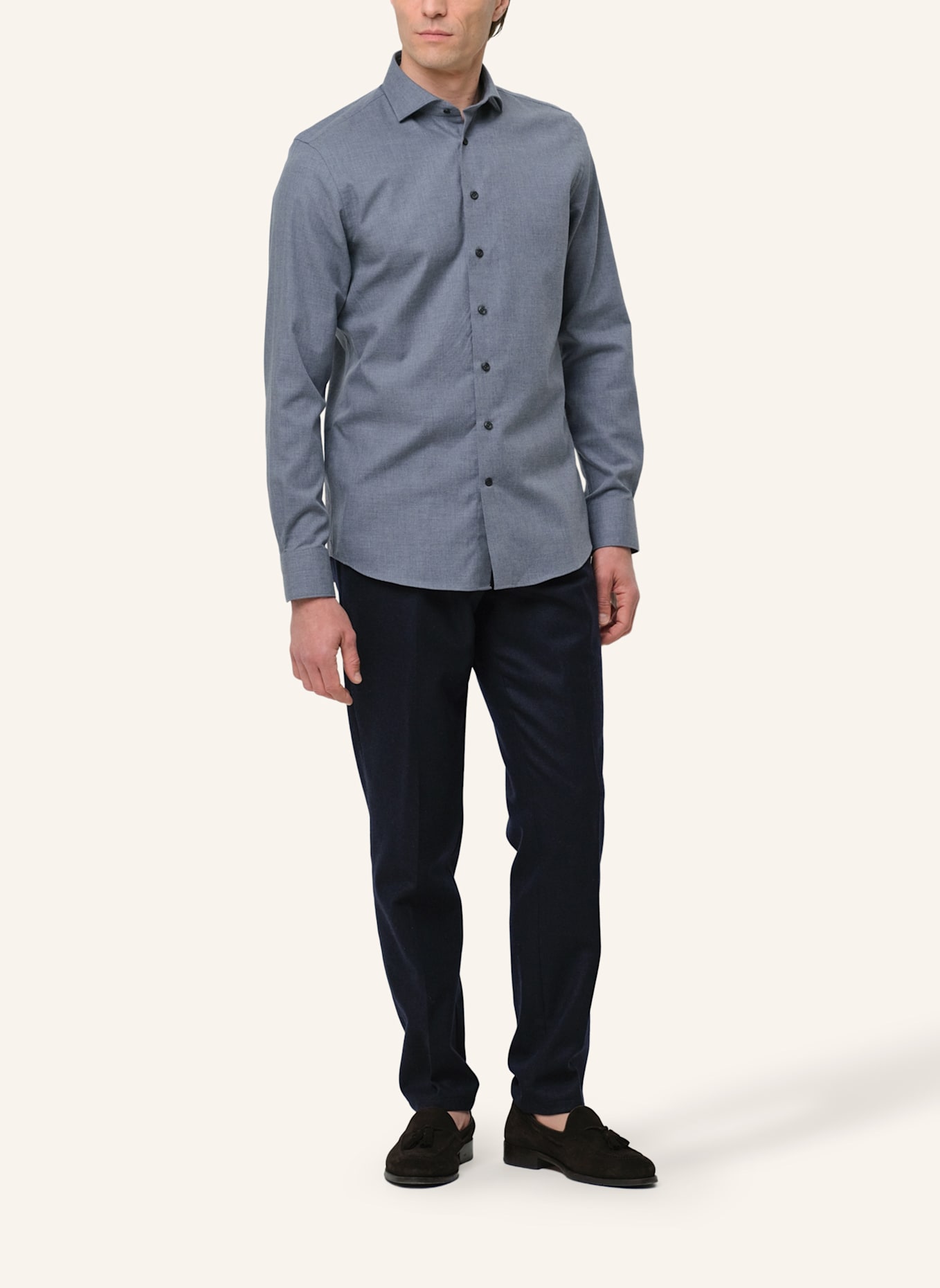 PROFUOMO Slim fit Hemd: BLAU