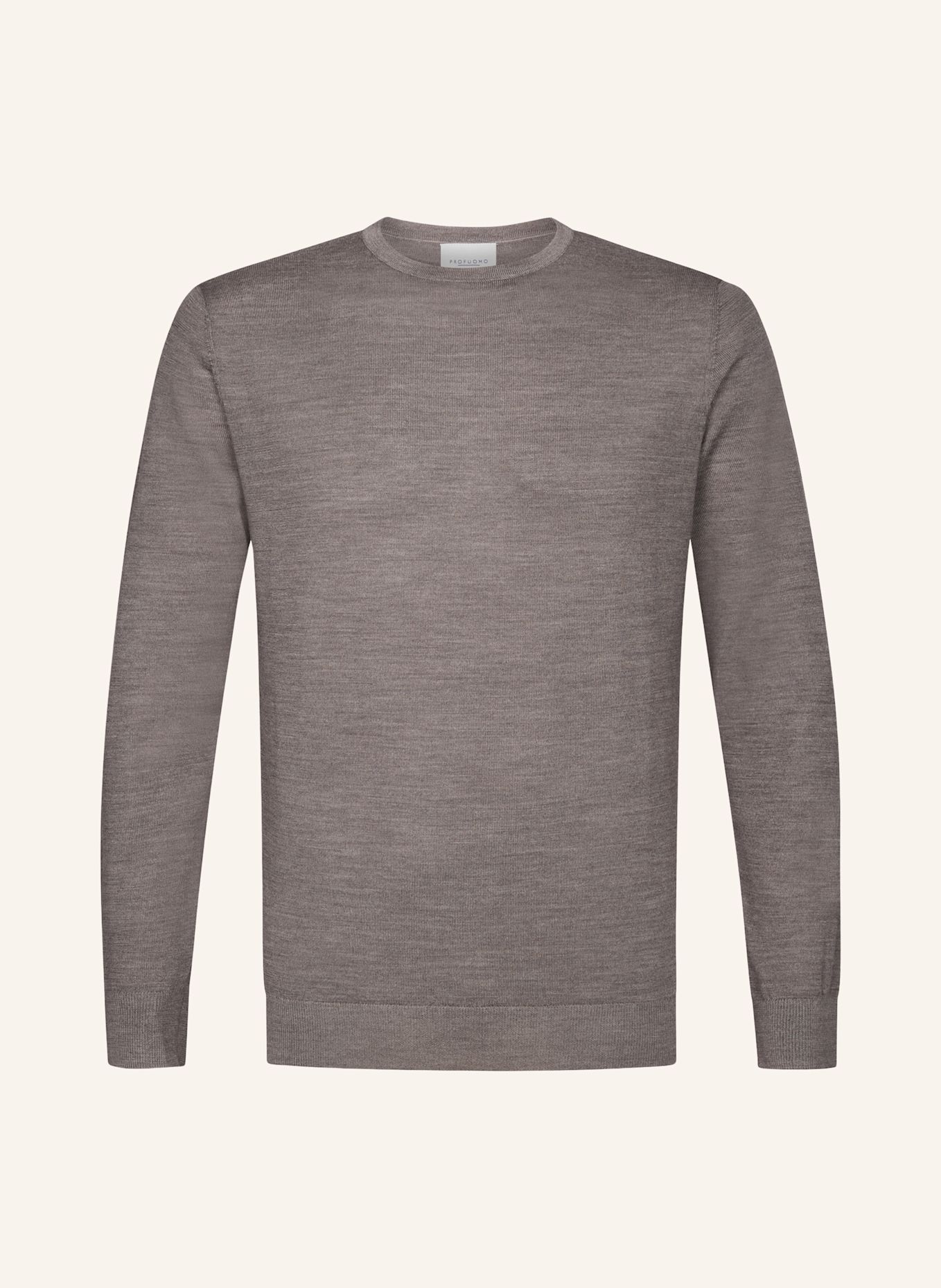 PROFUOMO Herren Pullover: BRAUN