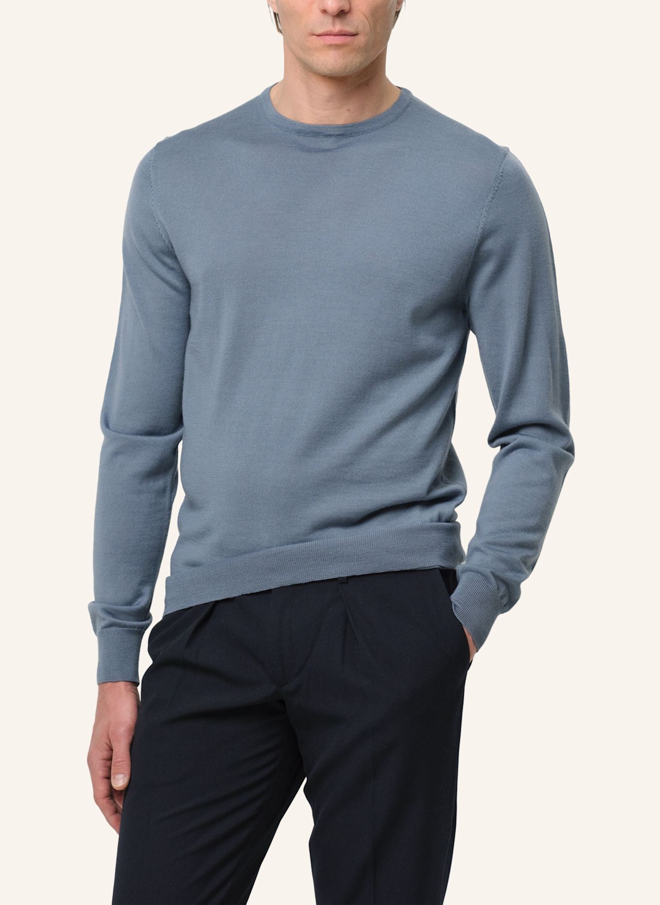 PROFUOMO Herren Pullover: BLAU