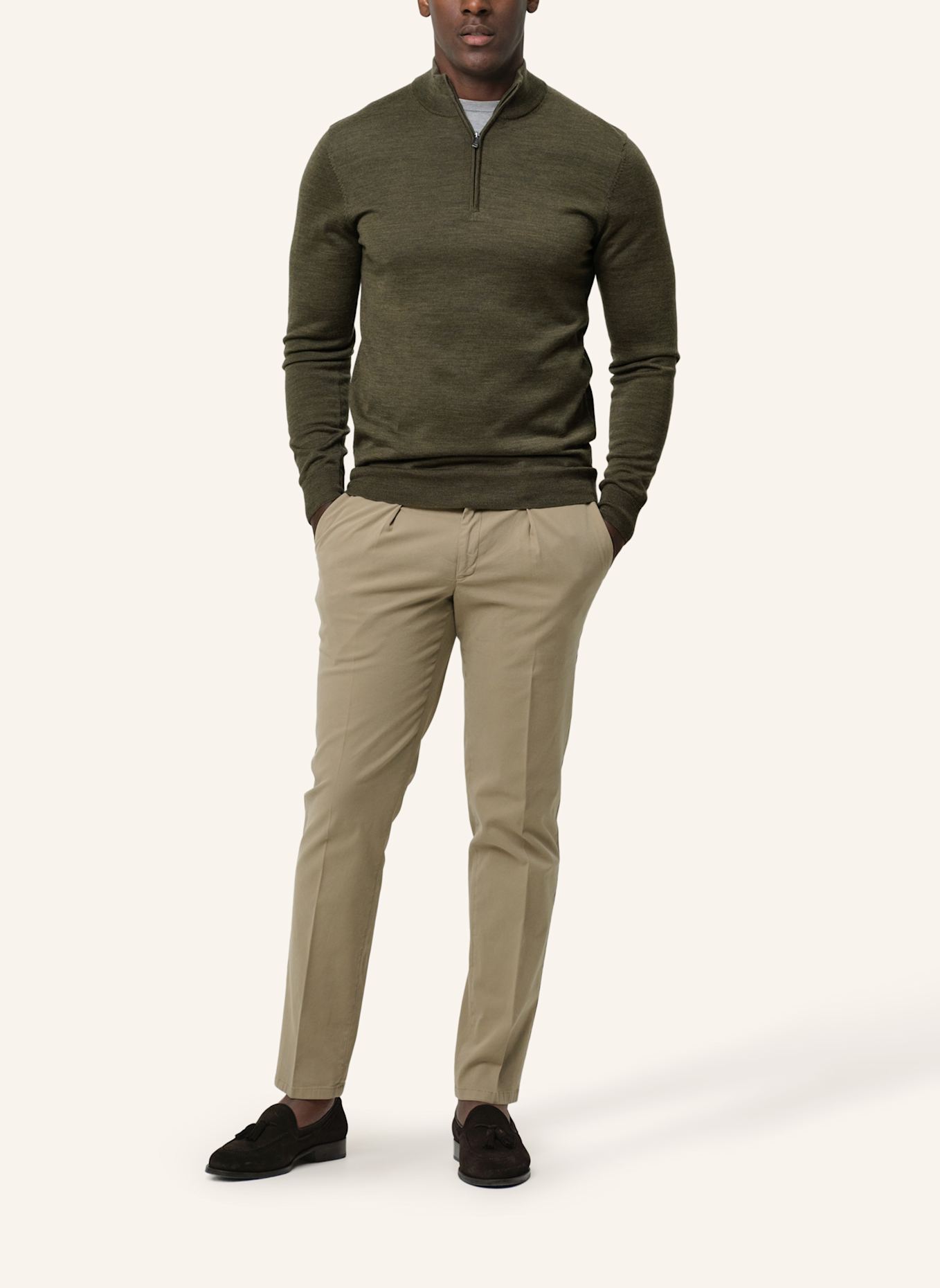 PROFUOMO Herren Troyer: DUNKELGRÜN