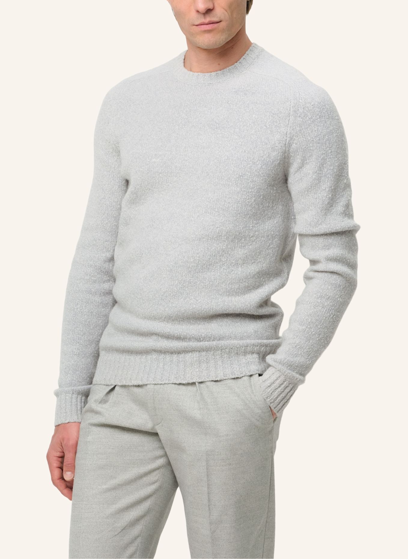 PROFUOMO Herren Pullover: GRAU