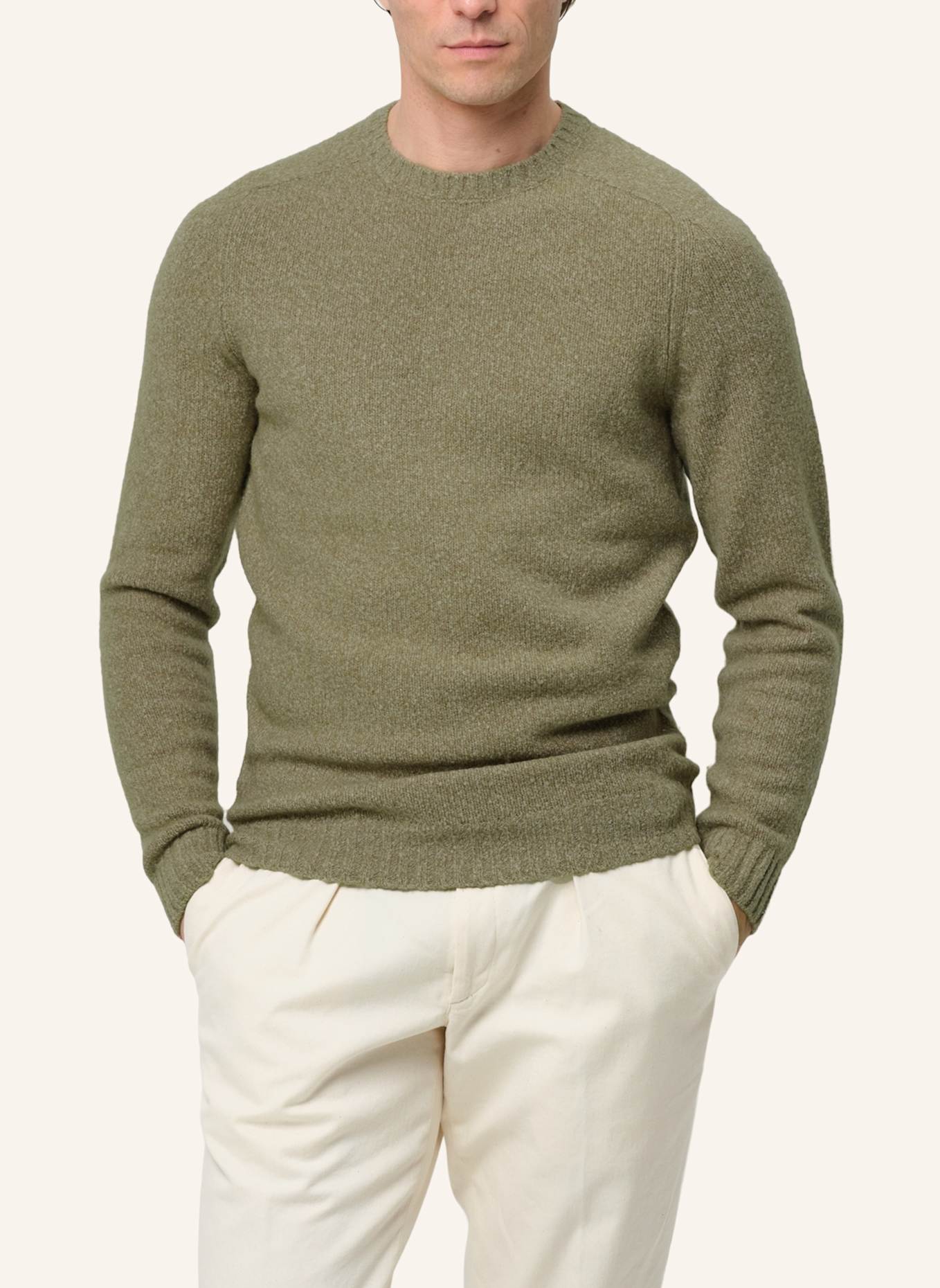 PROFUOMO Herren Pullover: GRÜN