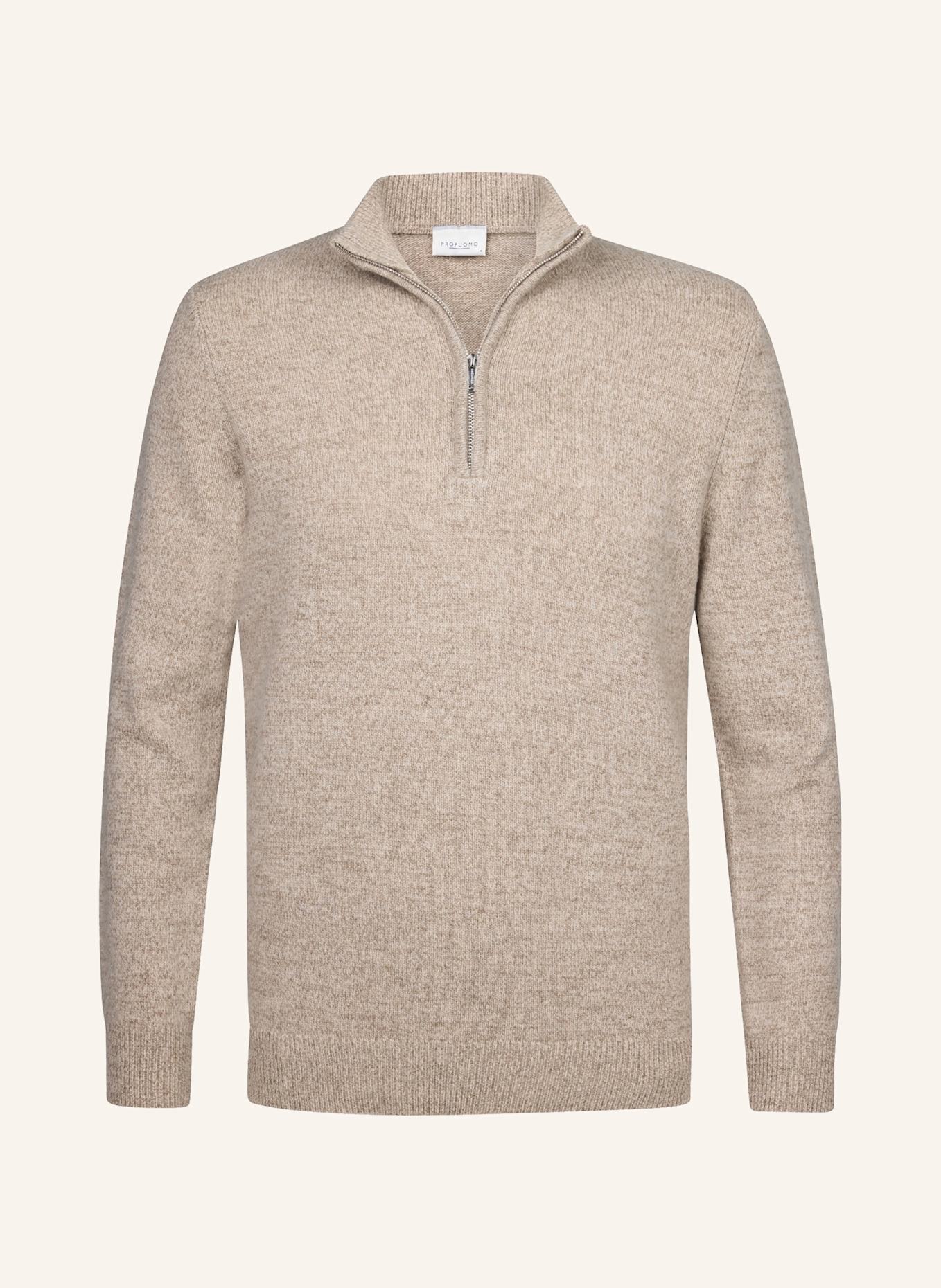 PROFUOMO Herren Troyer: BEIGE