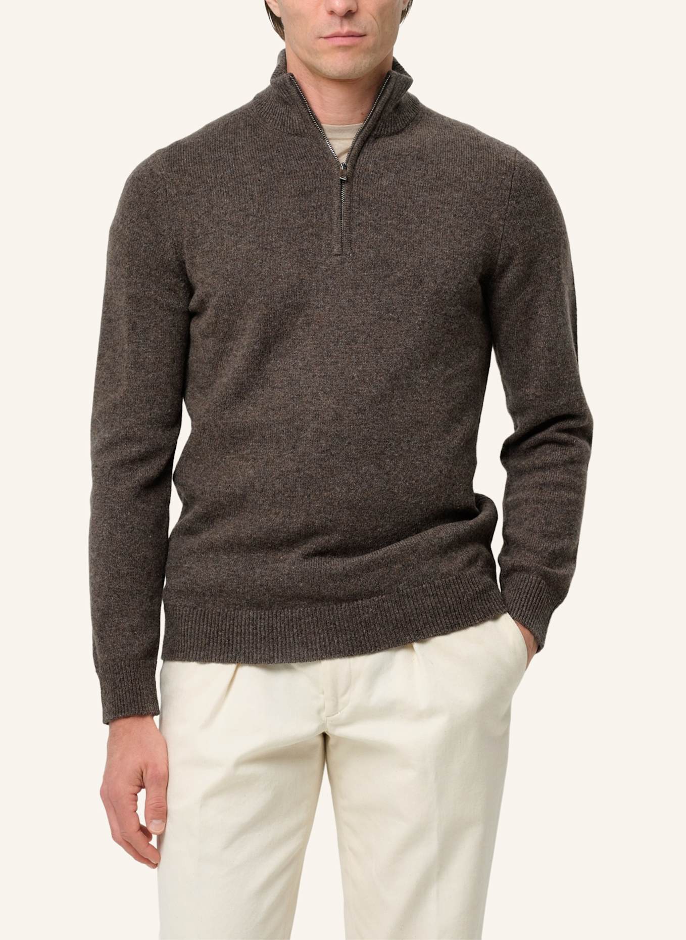 PROFUOMO Herren Troyer: BRAUN