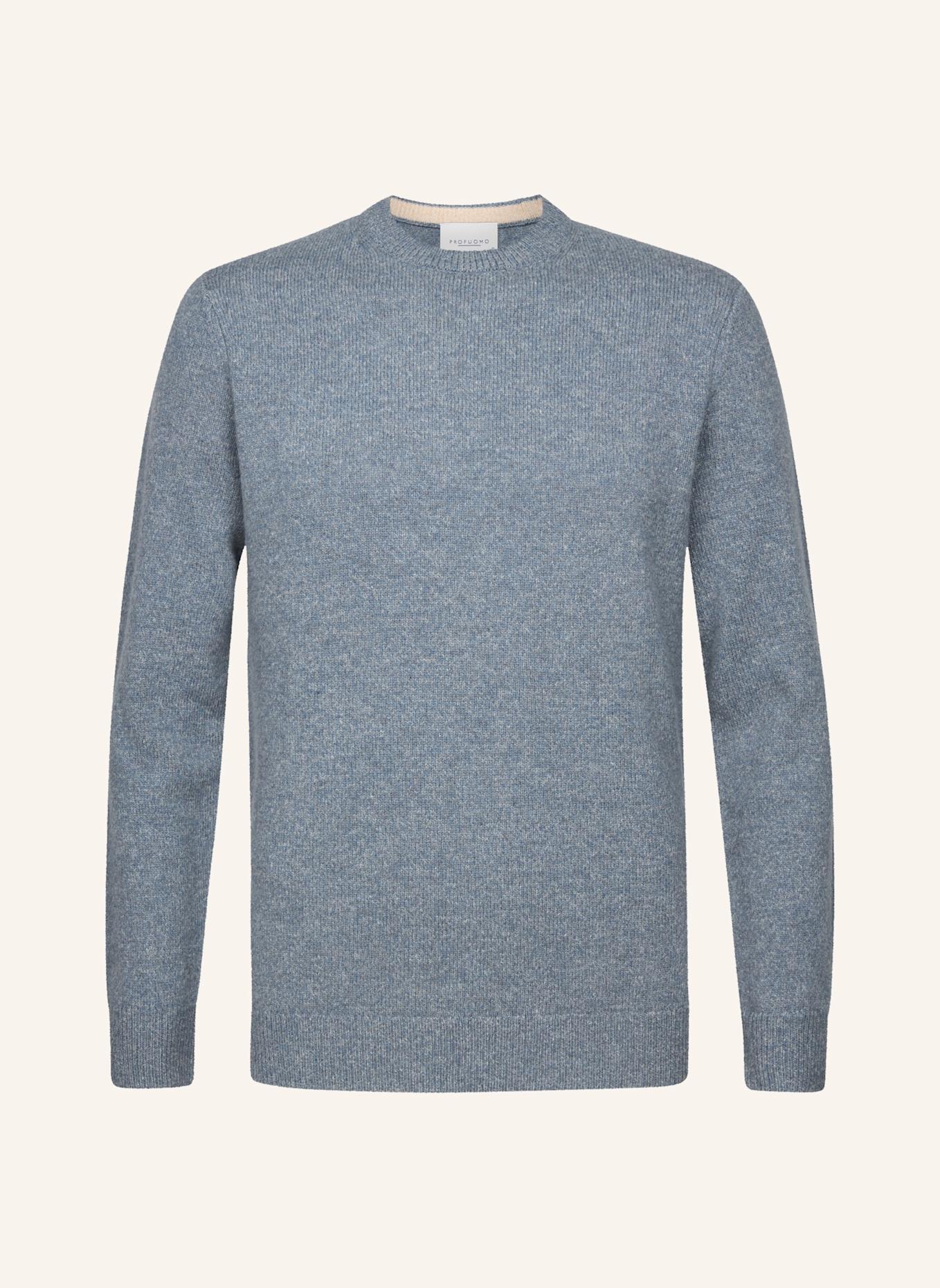 PROFUOMO Herren Pullover: BLAU