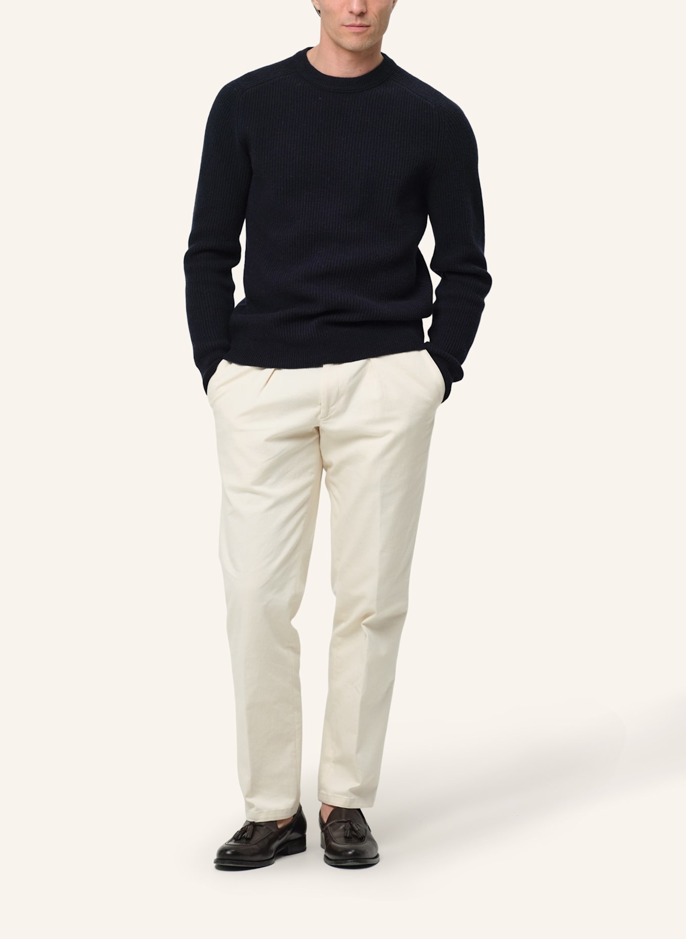 PROFUOMO Herren Pullover: BLAU