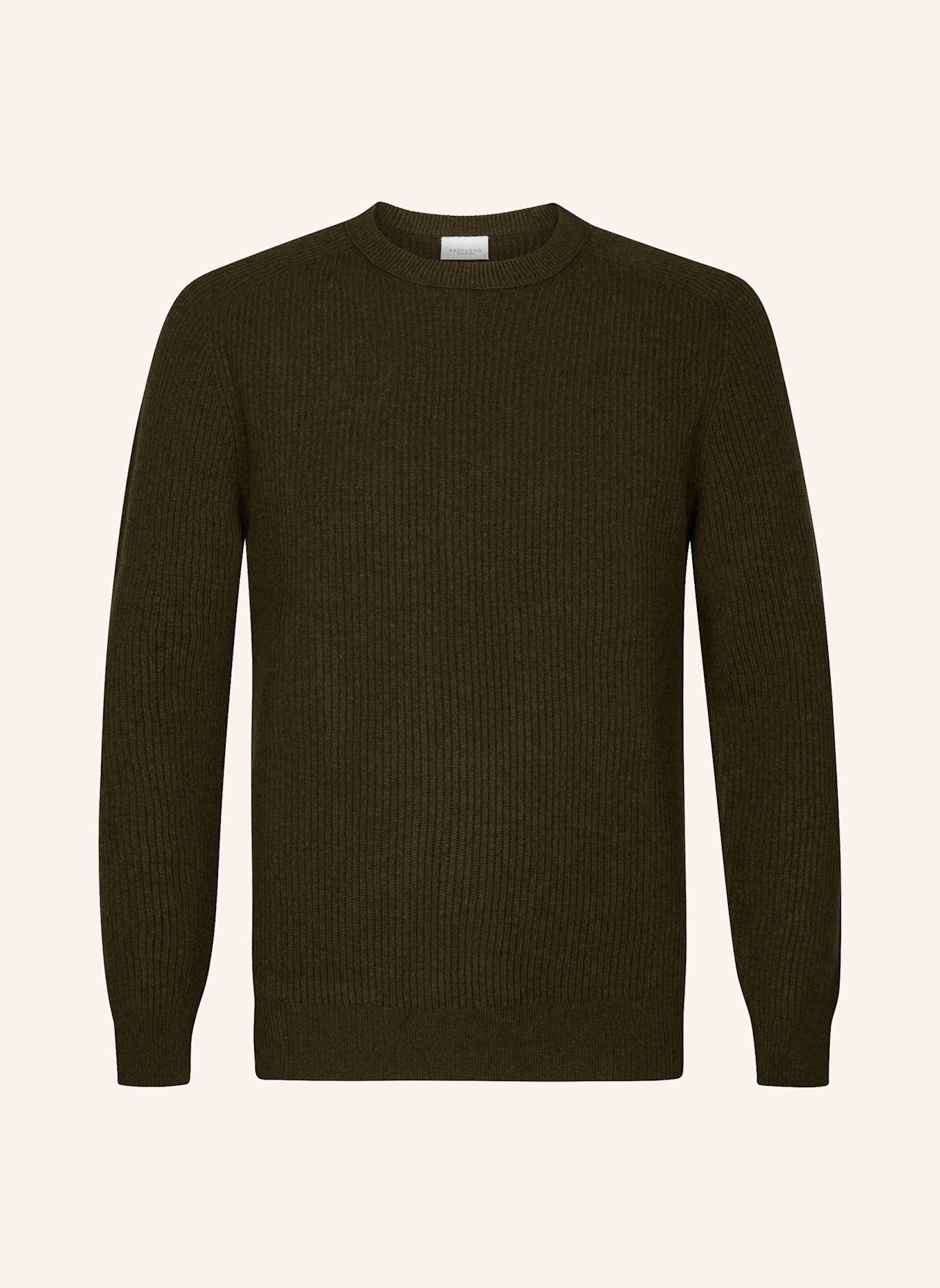 PROFUOMO Herren Pullover: DUNKELGRÜN