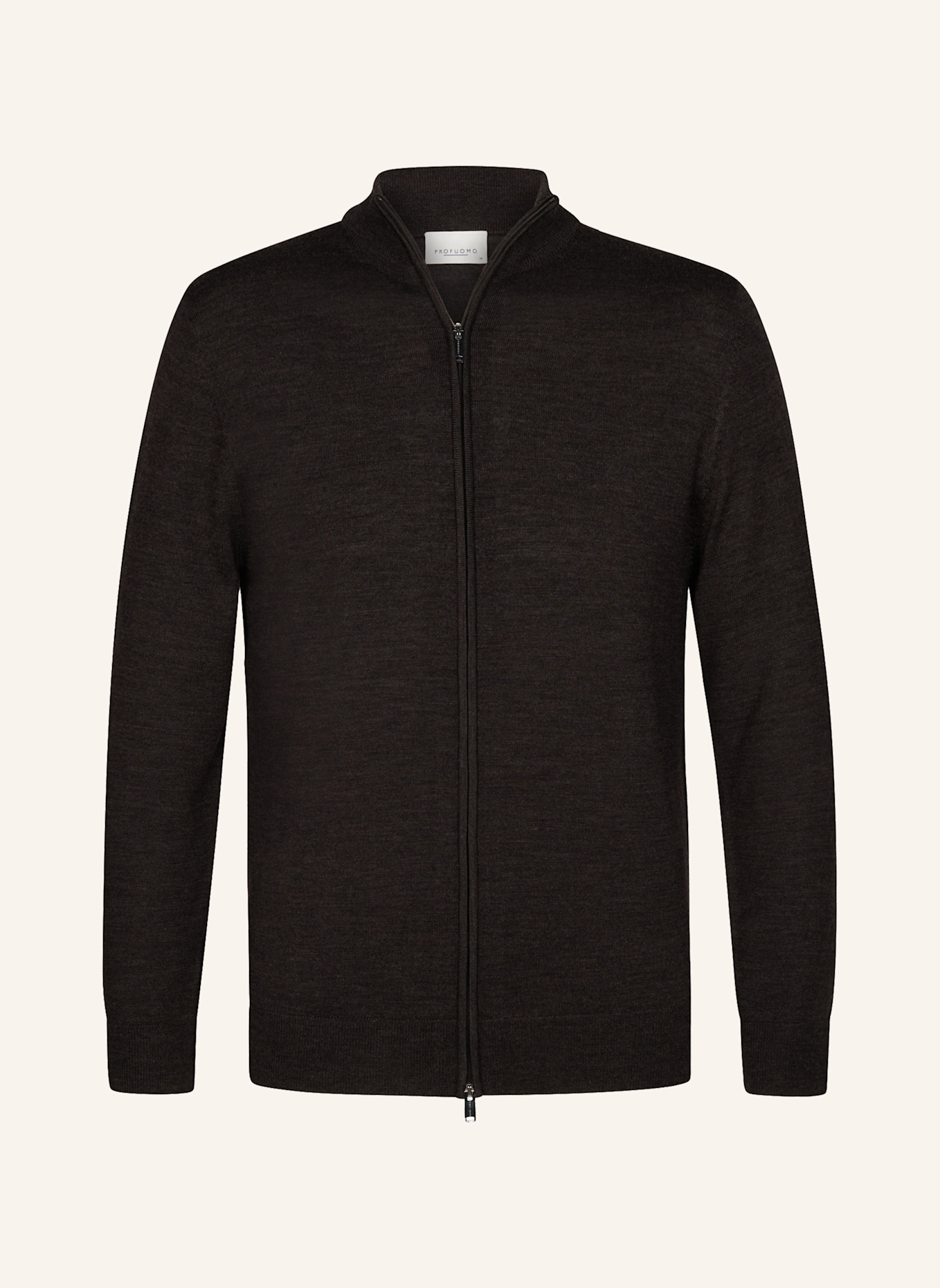PROFUOMO Strickjacke: DUNKELBRAUN