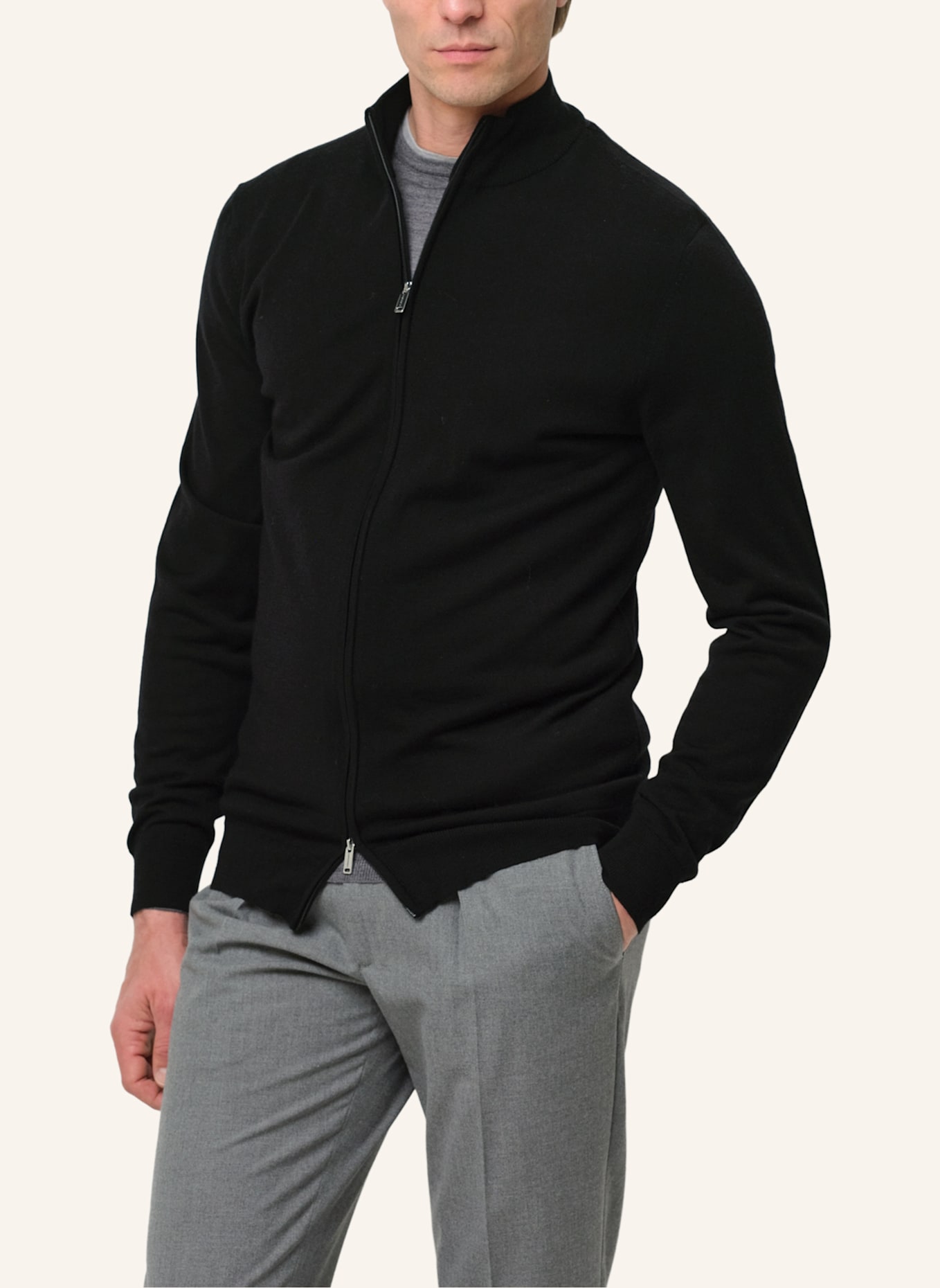 PROFUOMO Strickjacke: SCHWARZ