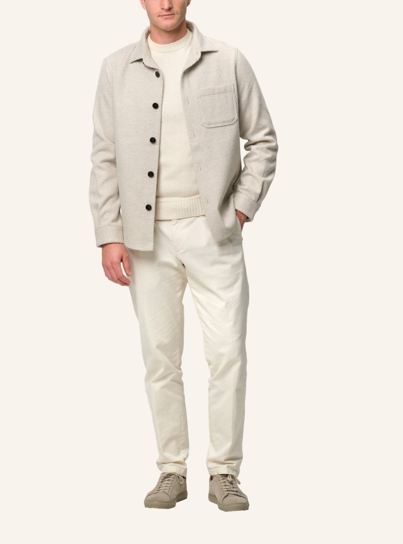PROFUOMO Herren Overshirt: BEIGE/ CREME