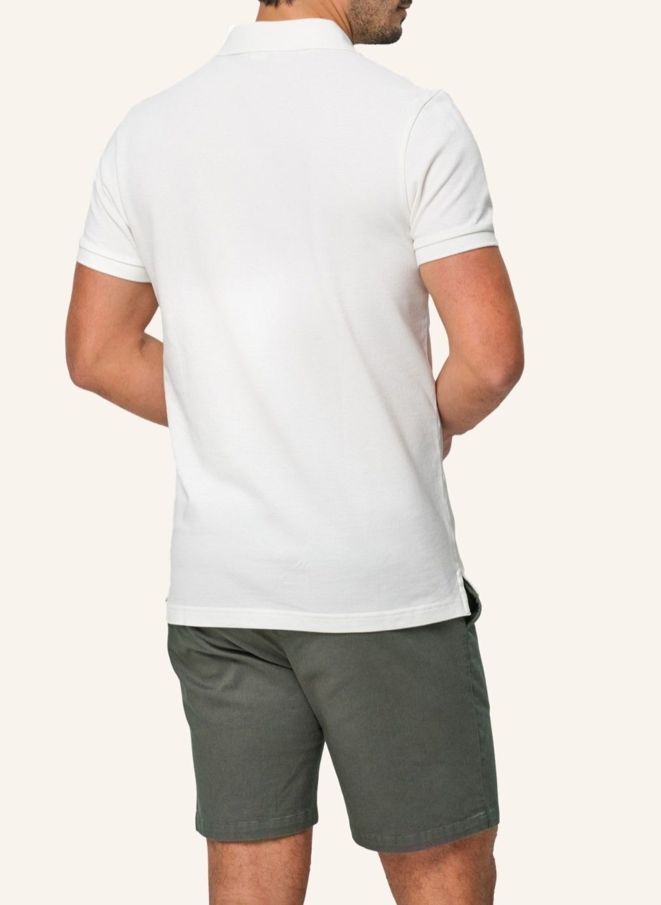 PROFUOMO Polo kurzarm: WEISS