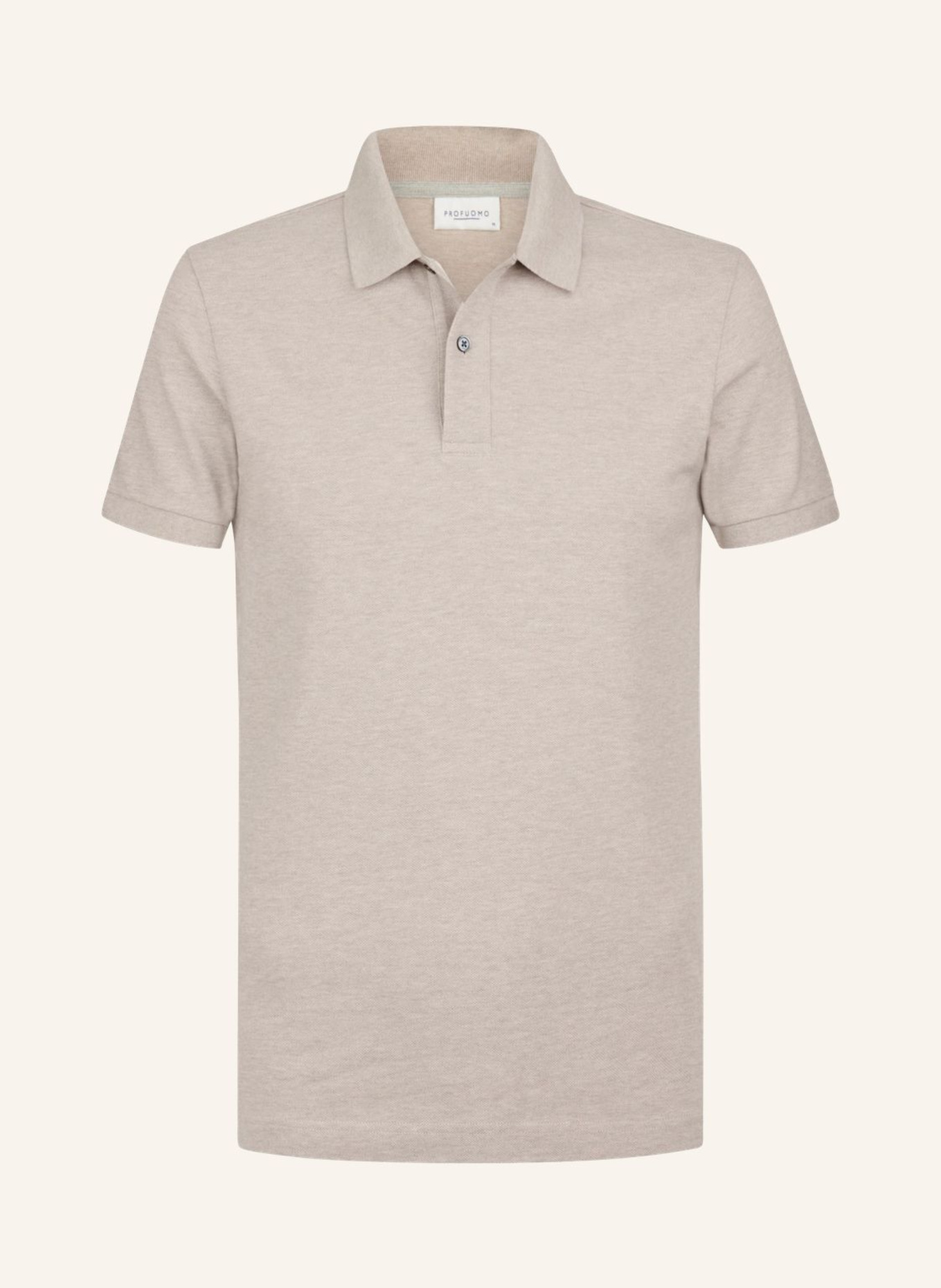 PROFUOMO Polo kurzarm: BEIGE