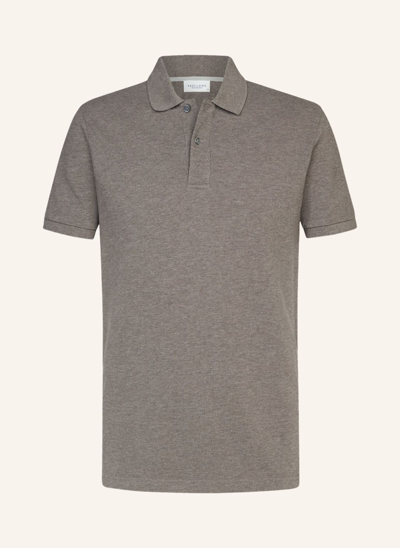 PROFUOMO Polo kurzarm: BRAUN