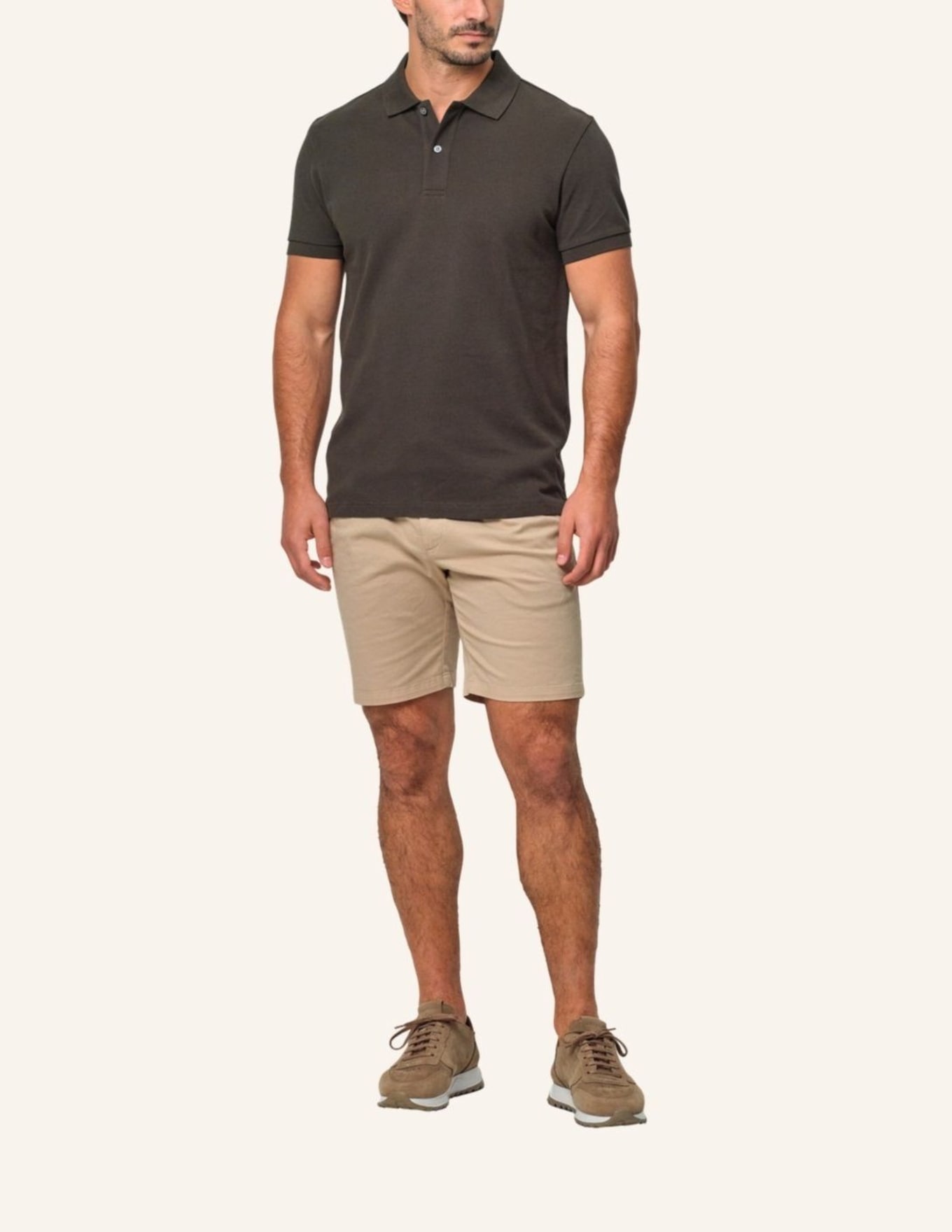 PROFUOMO Polo kurzarm: DUNKELGRÜN/ GRÜN