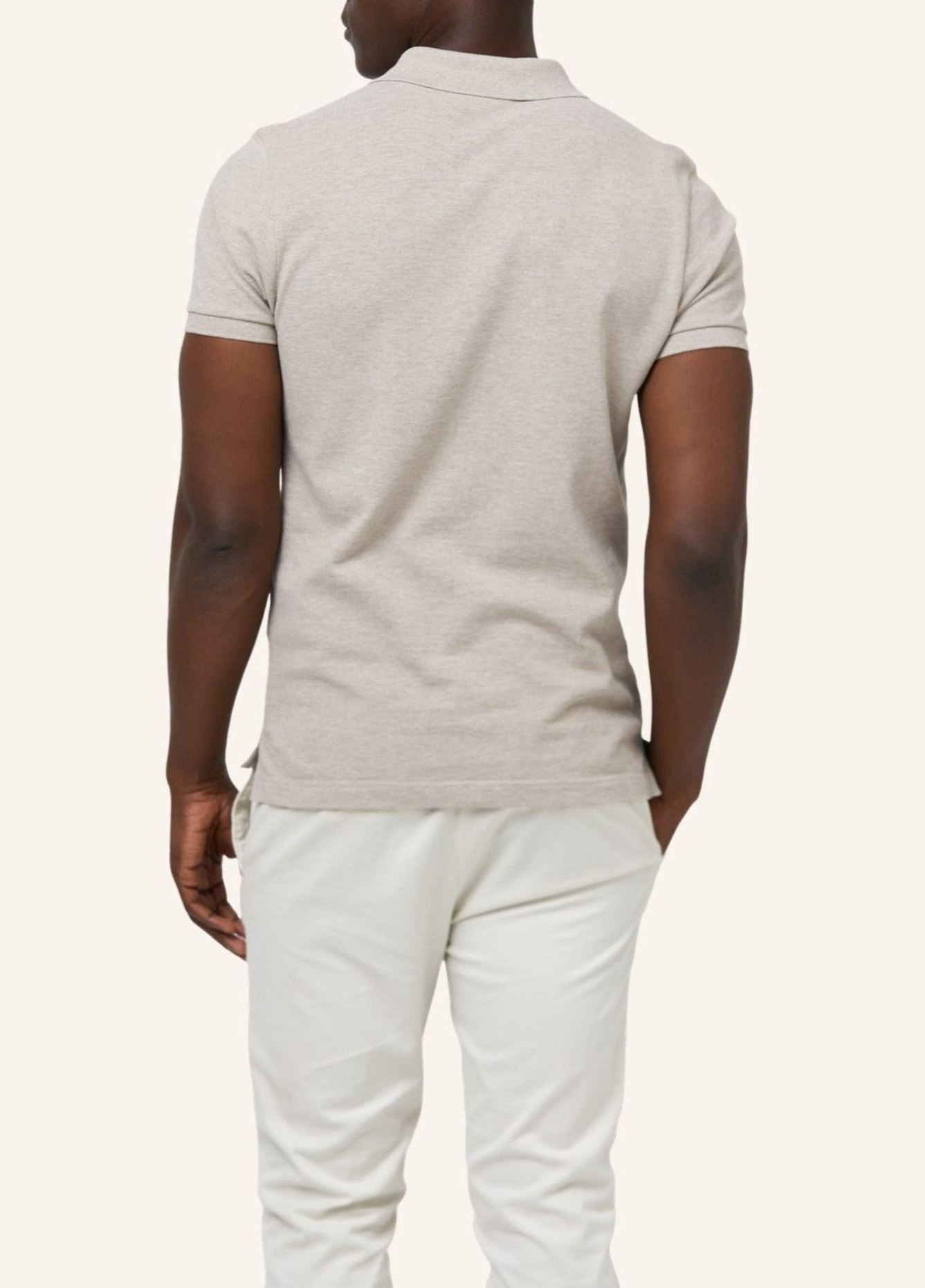 PROFUOMO Polo kurzarm: BEIGE