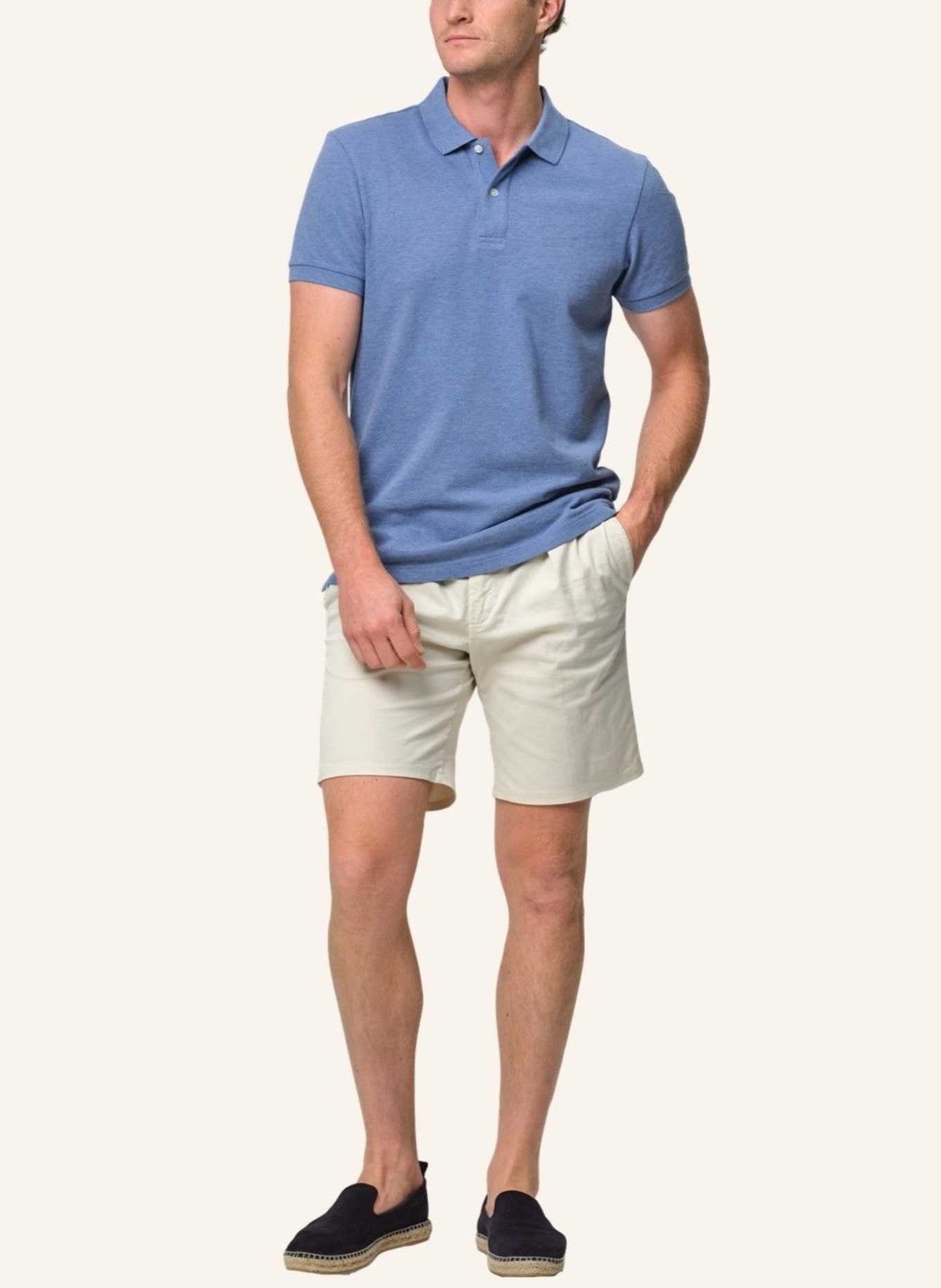 PROFUOMO Polo kurzarm: BLAU