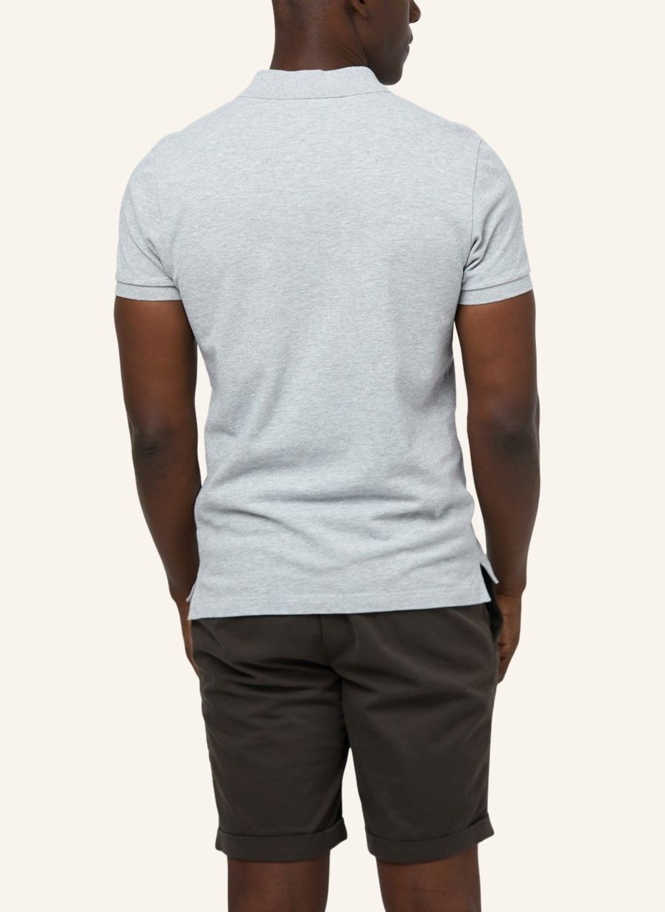 PROFUOMO Polo kurzarm: GRAU