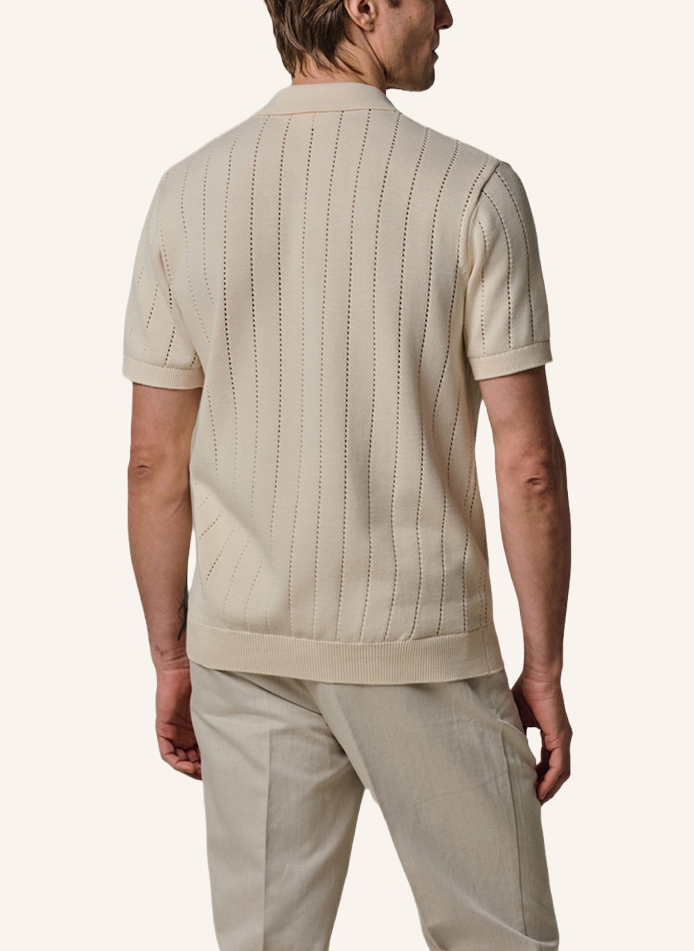 PROFUOMO Polo kurzarm: WEISS