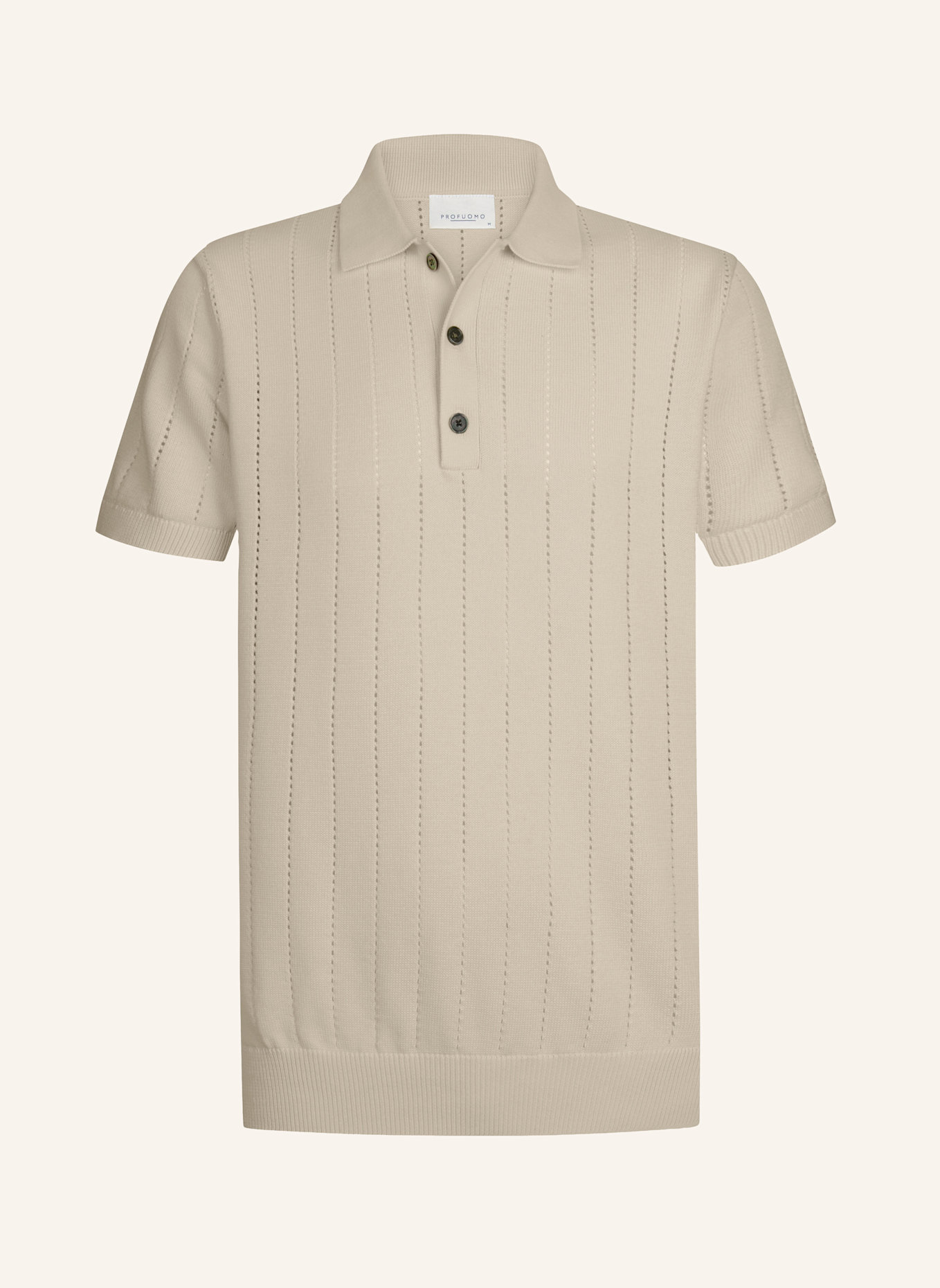 PROFUOMO Polo kurzarm: WEISS