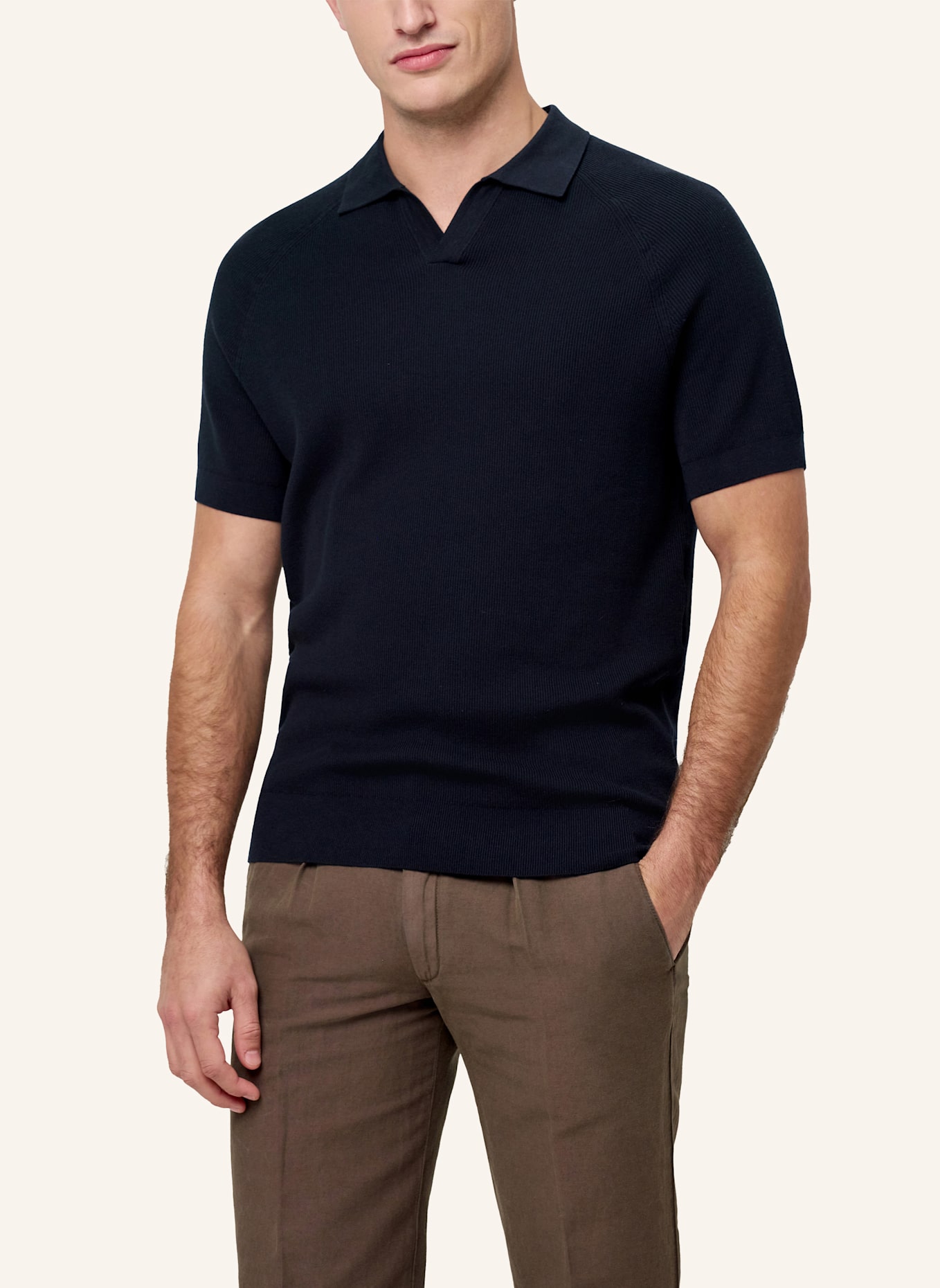 PROFUOMO Polo kurzarm: BLAU