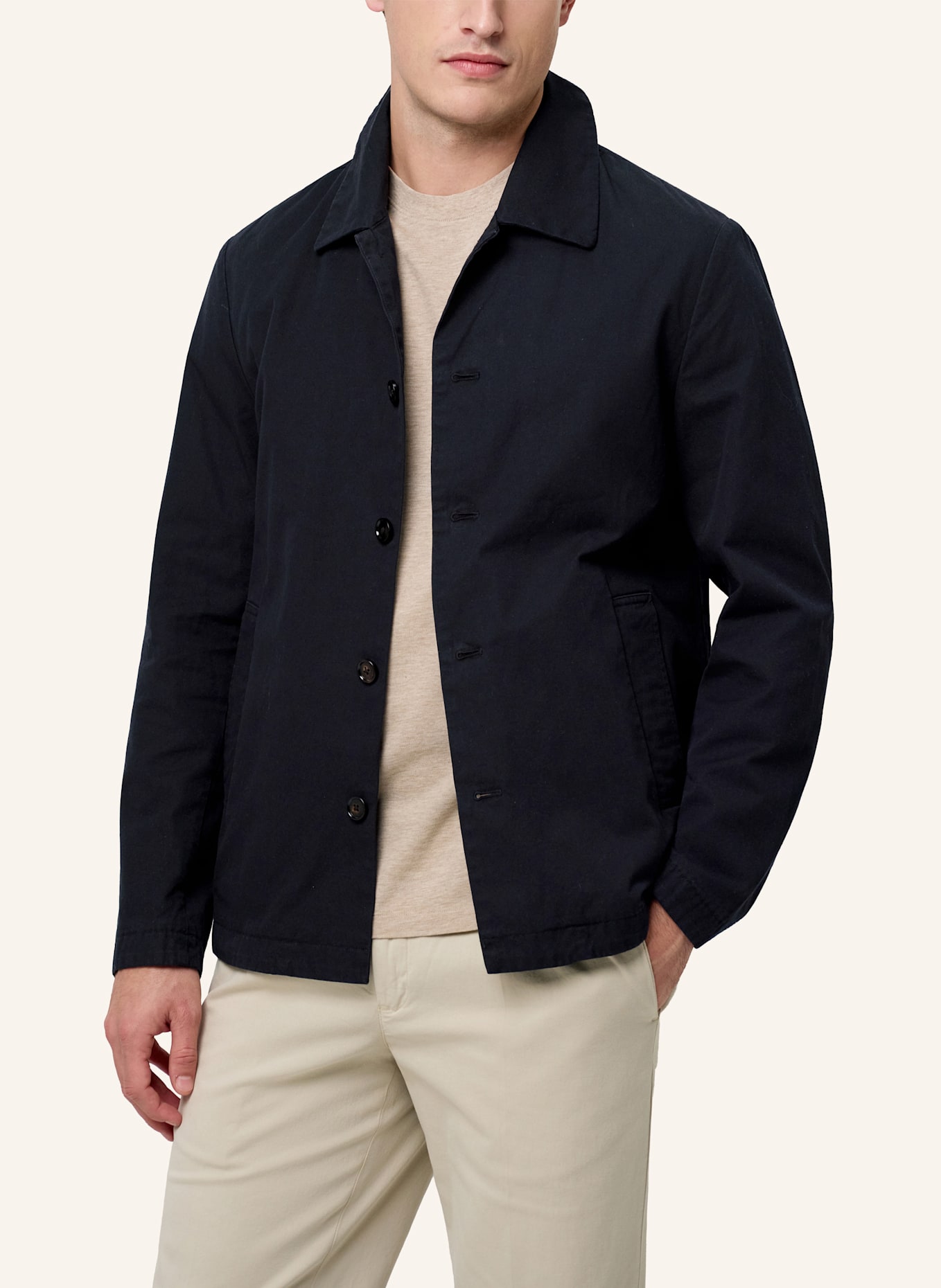 PROFUOMO Solid overshirt: BLAU