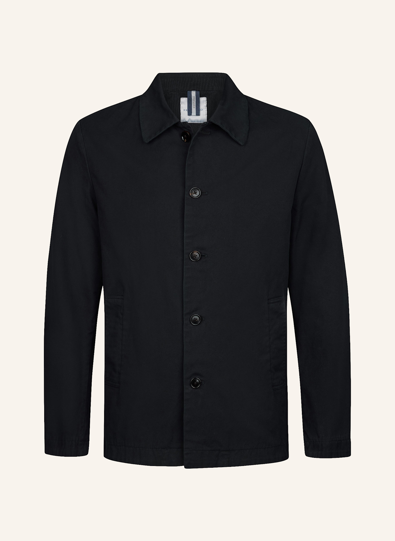 PROFUOMO Solid overshirt: BLAU