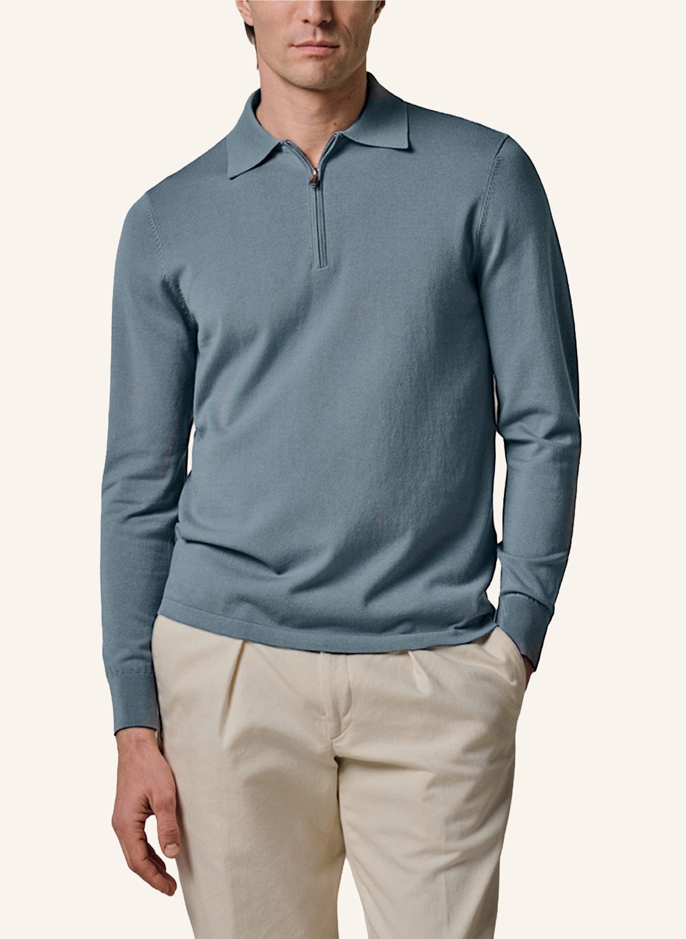 PROFUOMO Herren Troyer: BLAUGRAU