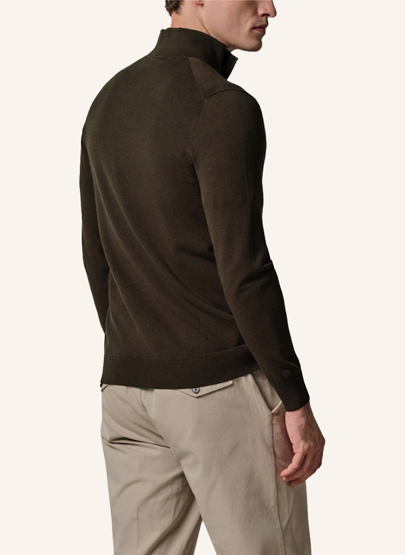 PROFUOMO Strickjacke: DUNKELBRAUN