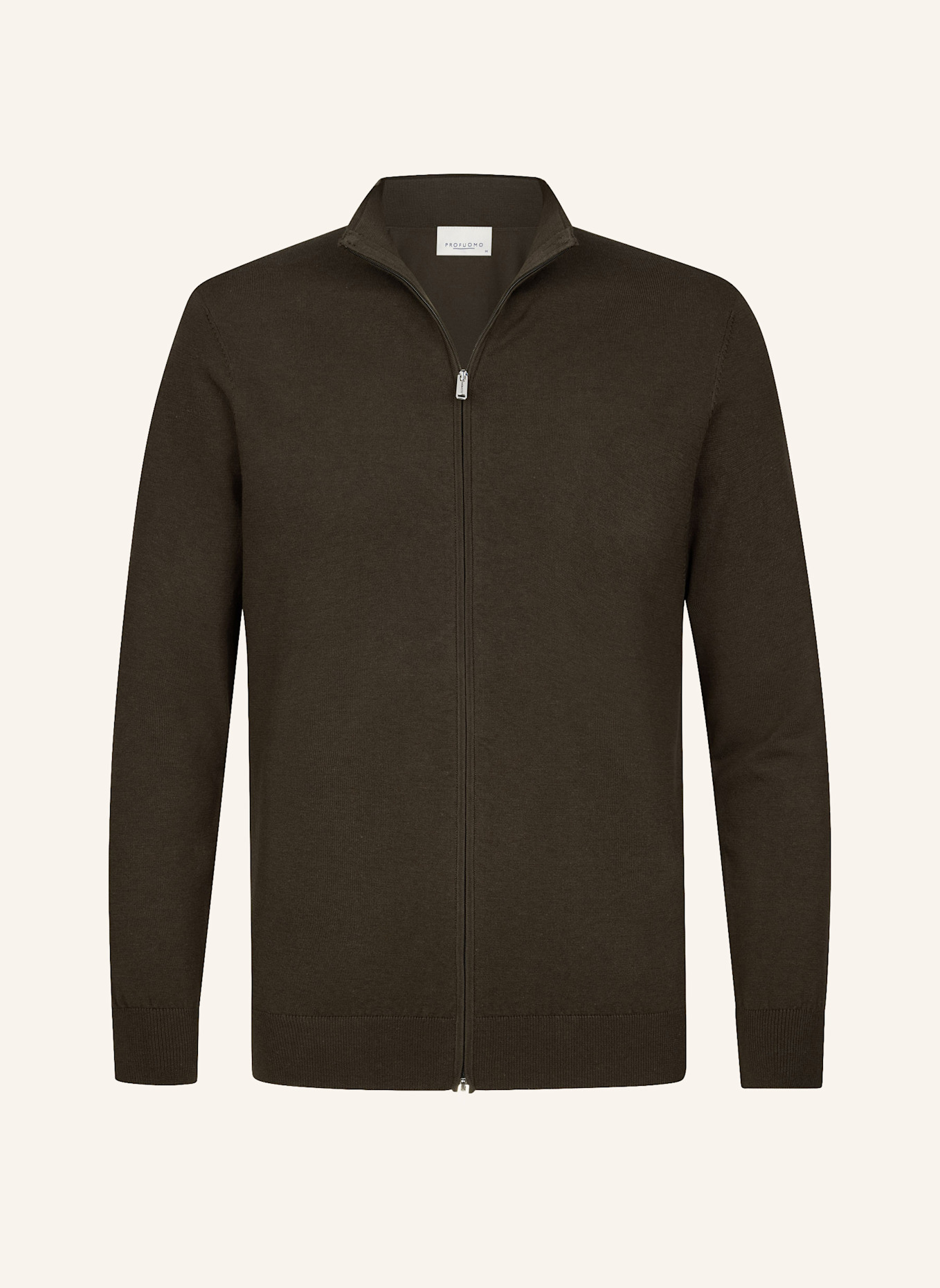 PROFUOMO Strickjacke: DUNKELBRAUN