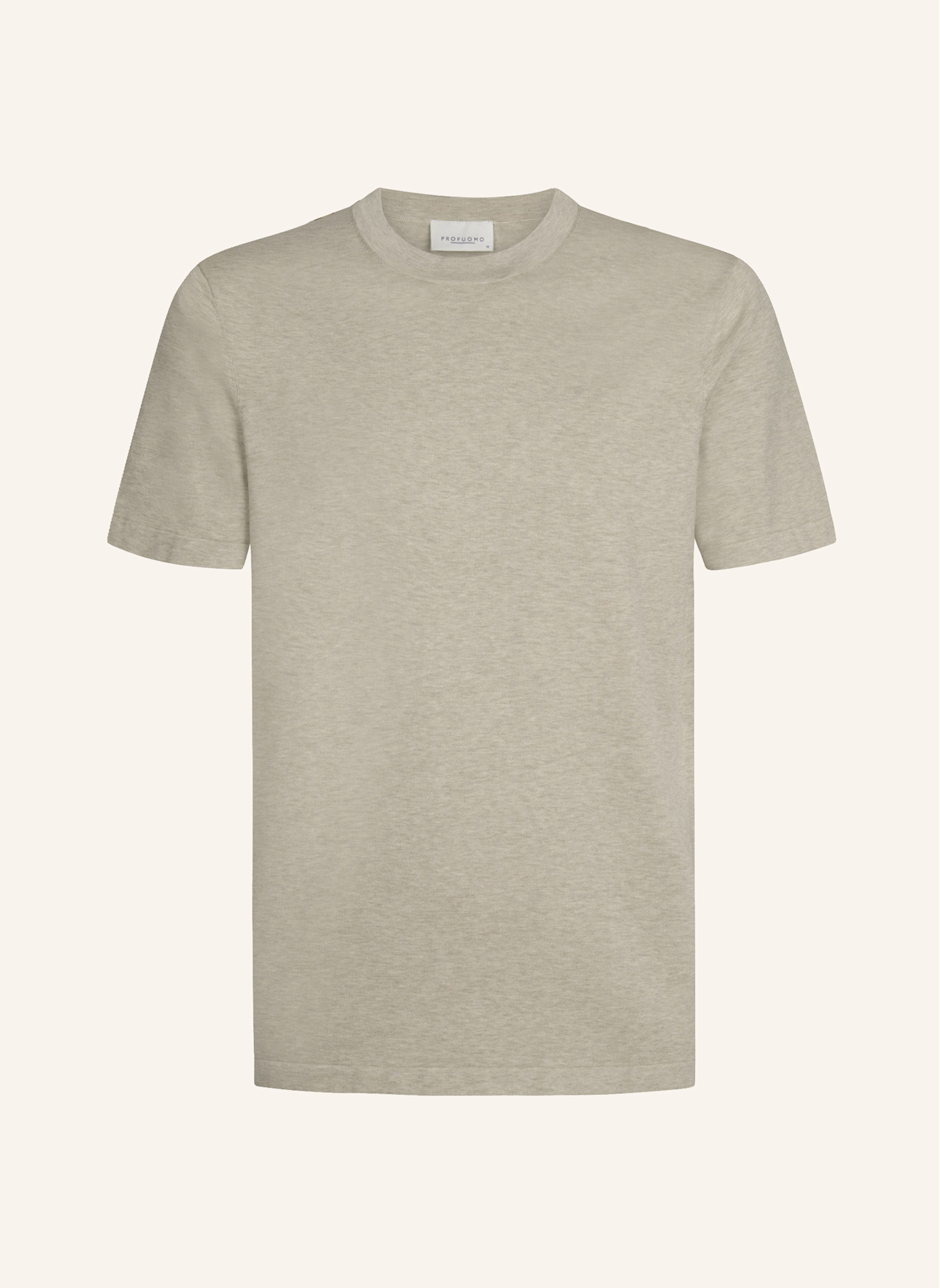 PROFUOMO T-Shirt: CREME/ BEIGE